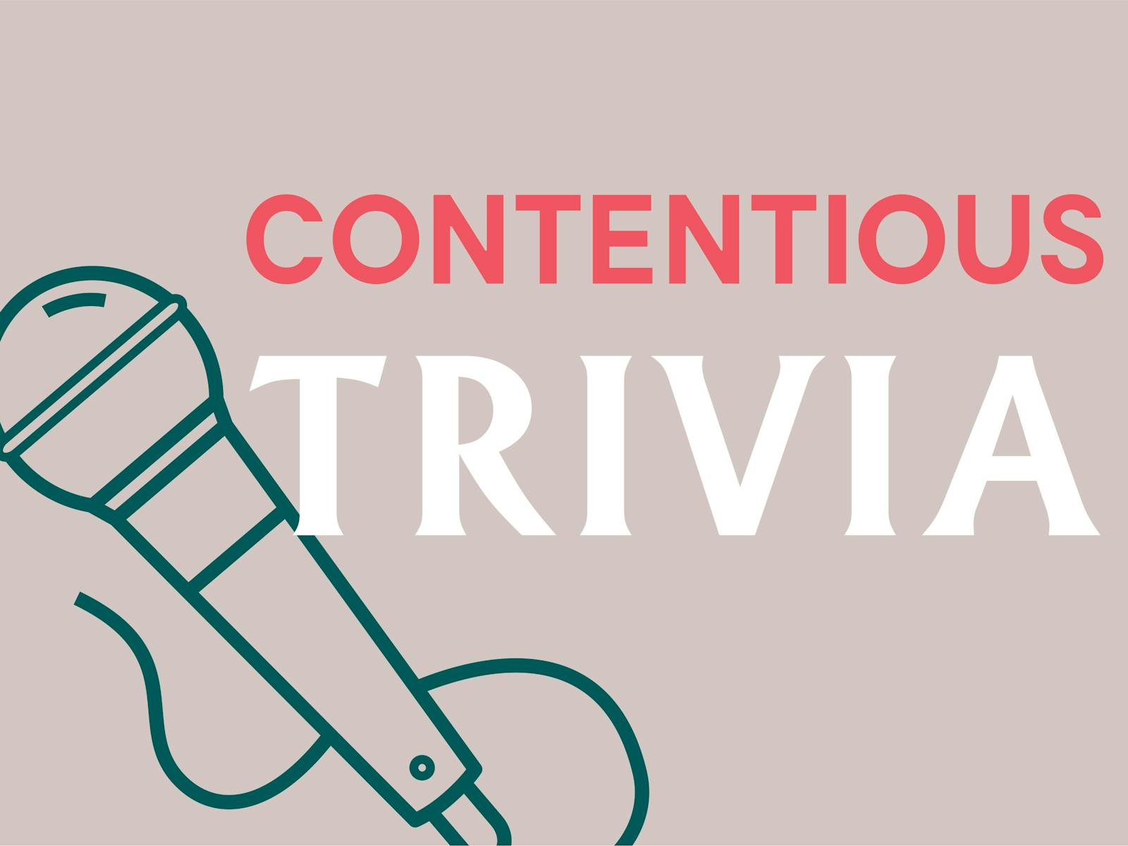 Image for Contentious Trivia and Pizza (1st & 3rd Thursdays of every month)