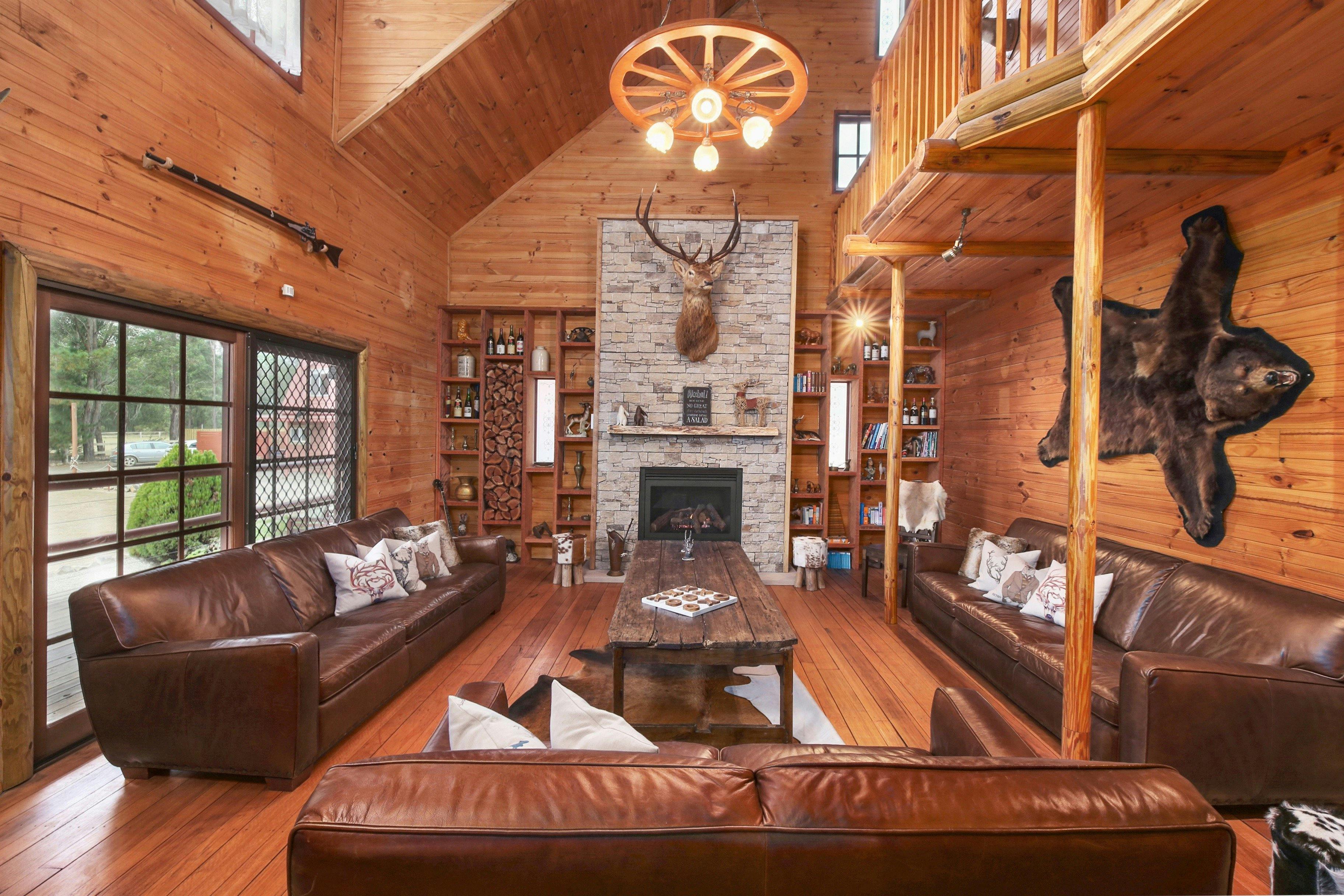 ハンターバレーロッジアンドリトリート暖炉