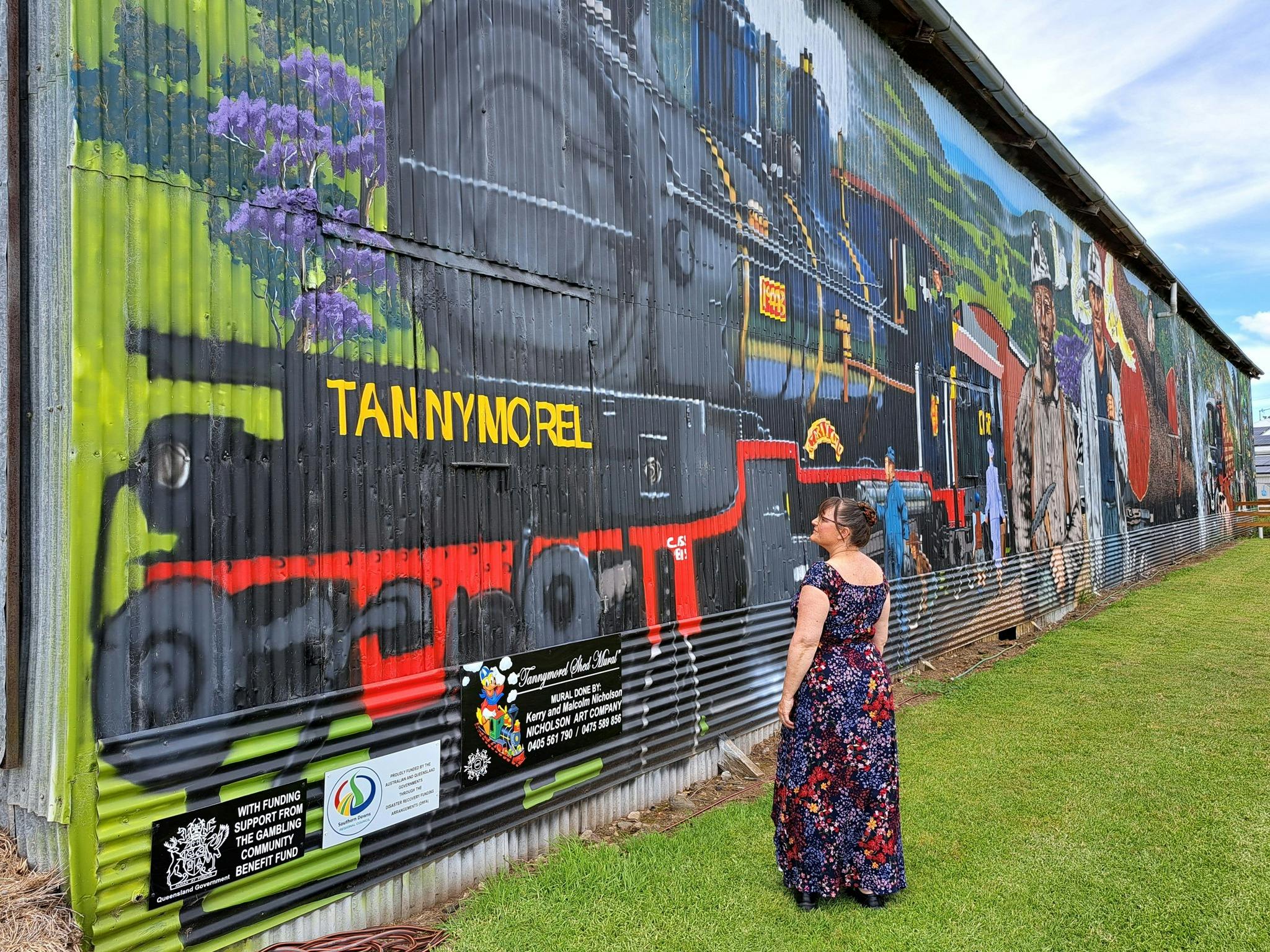 Tannymorel Shed Mural