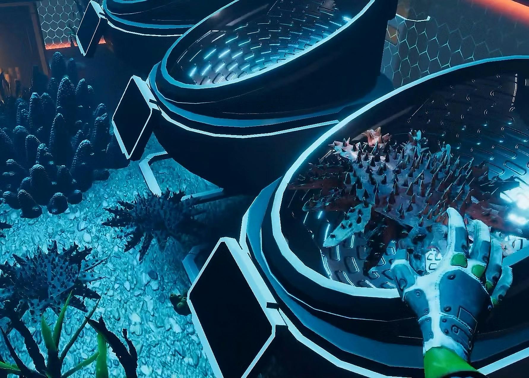 A scene from Reef Rangers VR experience showing an aquatic scene