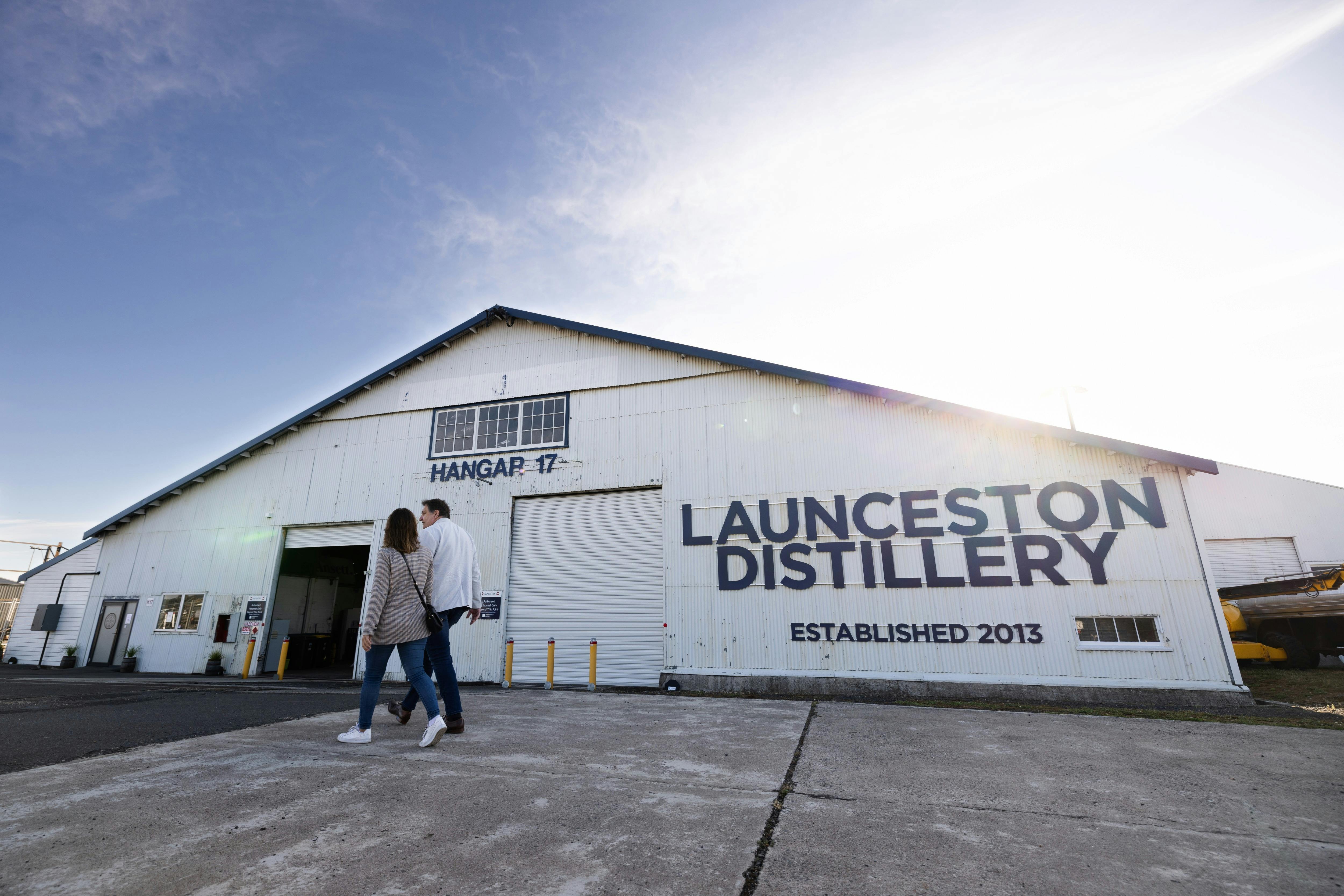 View of Launceston Distillery from the carpark