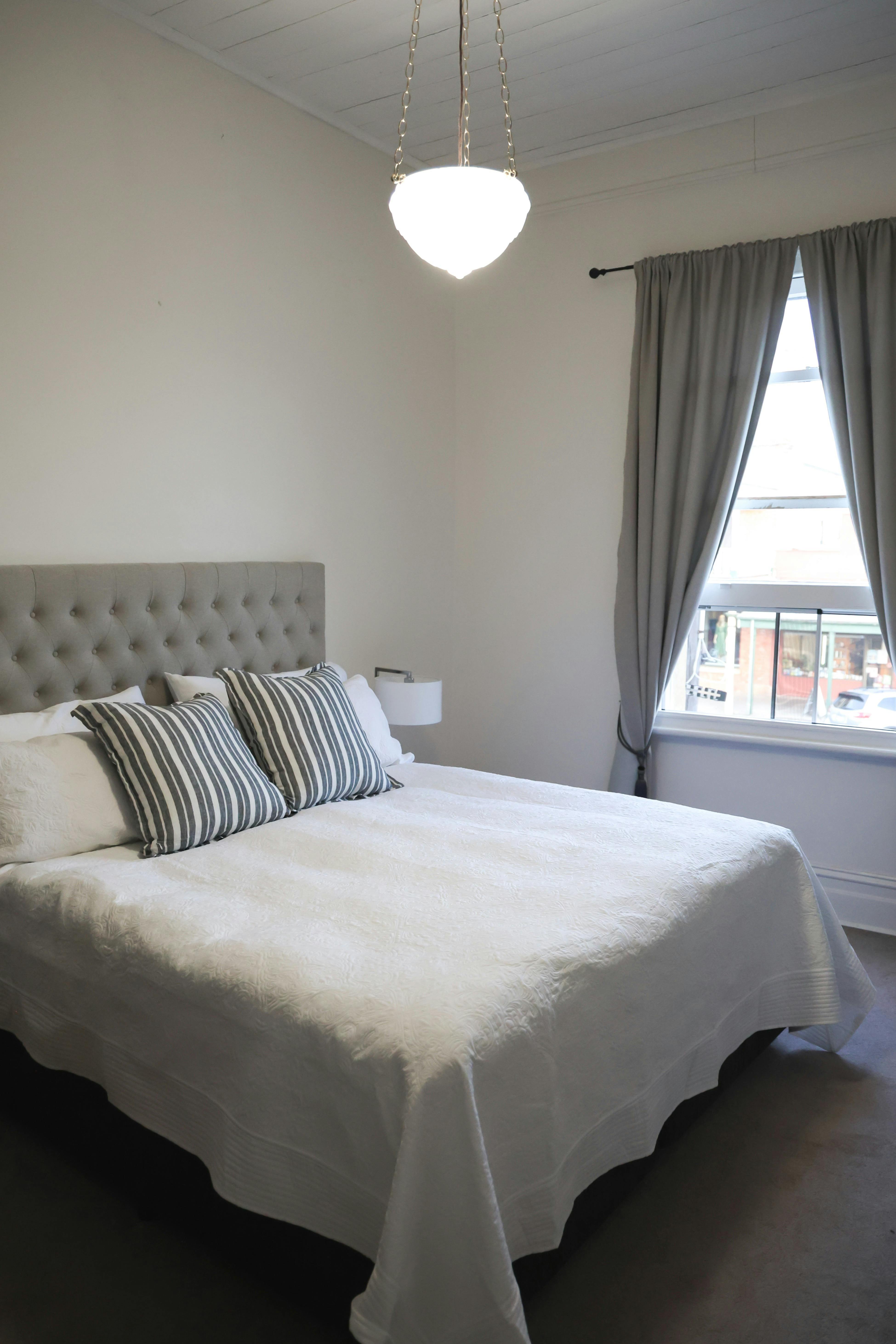 King bedroom with comfortable bed