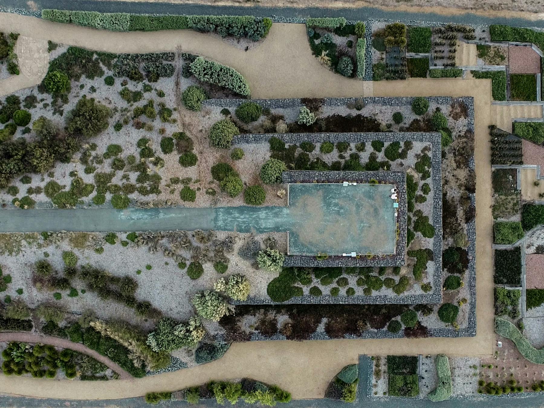 Aerial view of Honeysuckle Rise at the Australian Botanic Gardens
