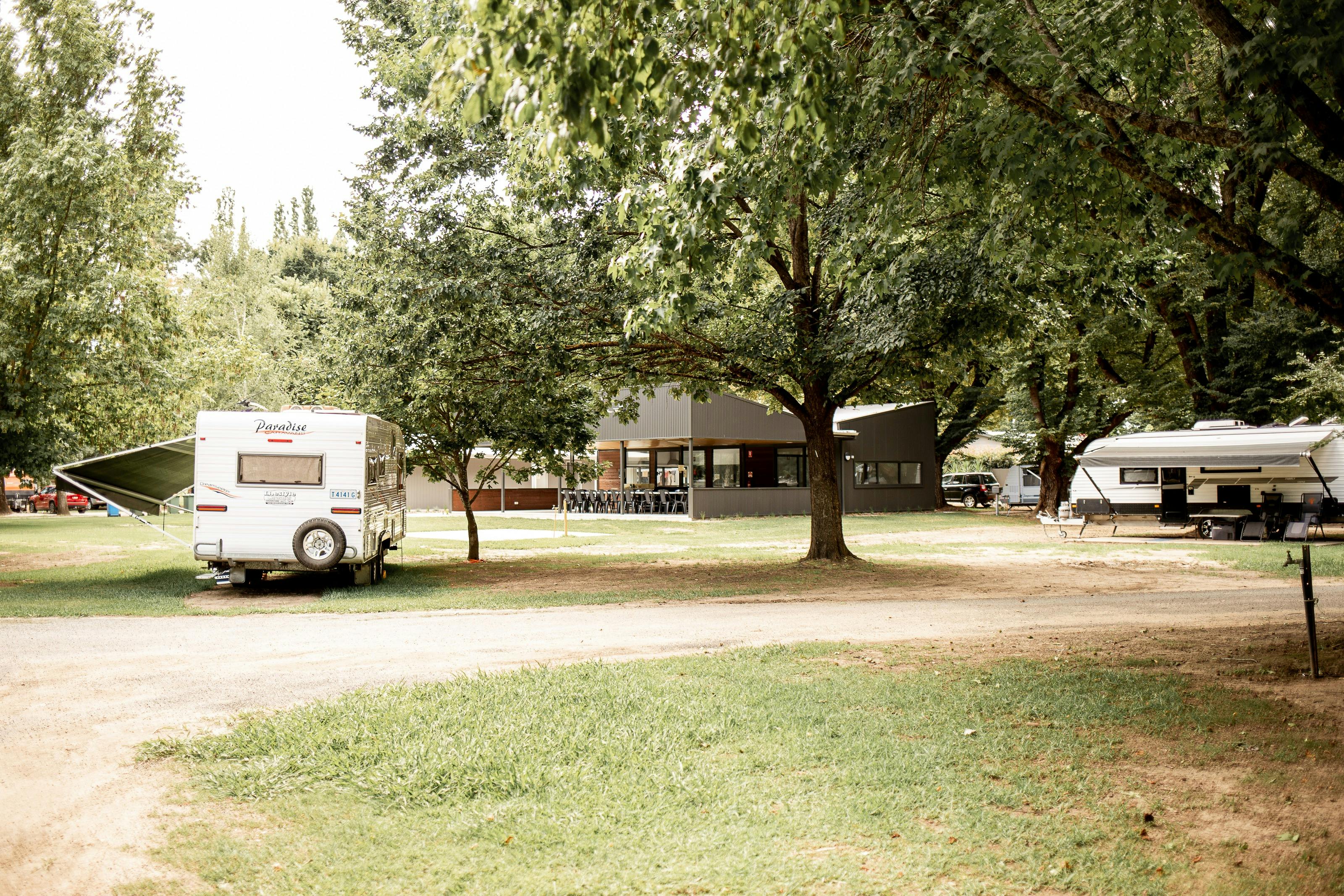 Grassed Shady Powered Sites