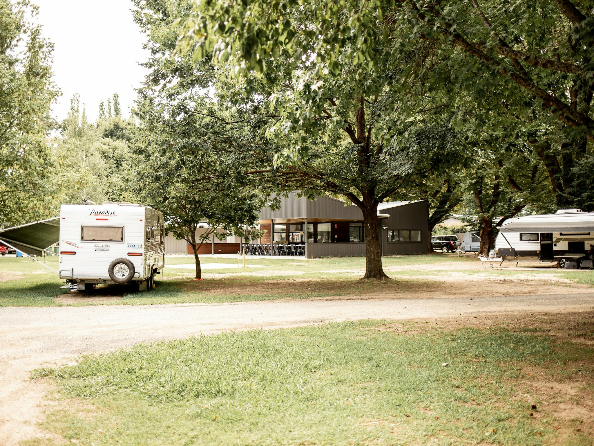 Grassed Shady Powered Sites