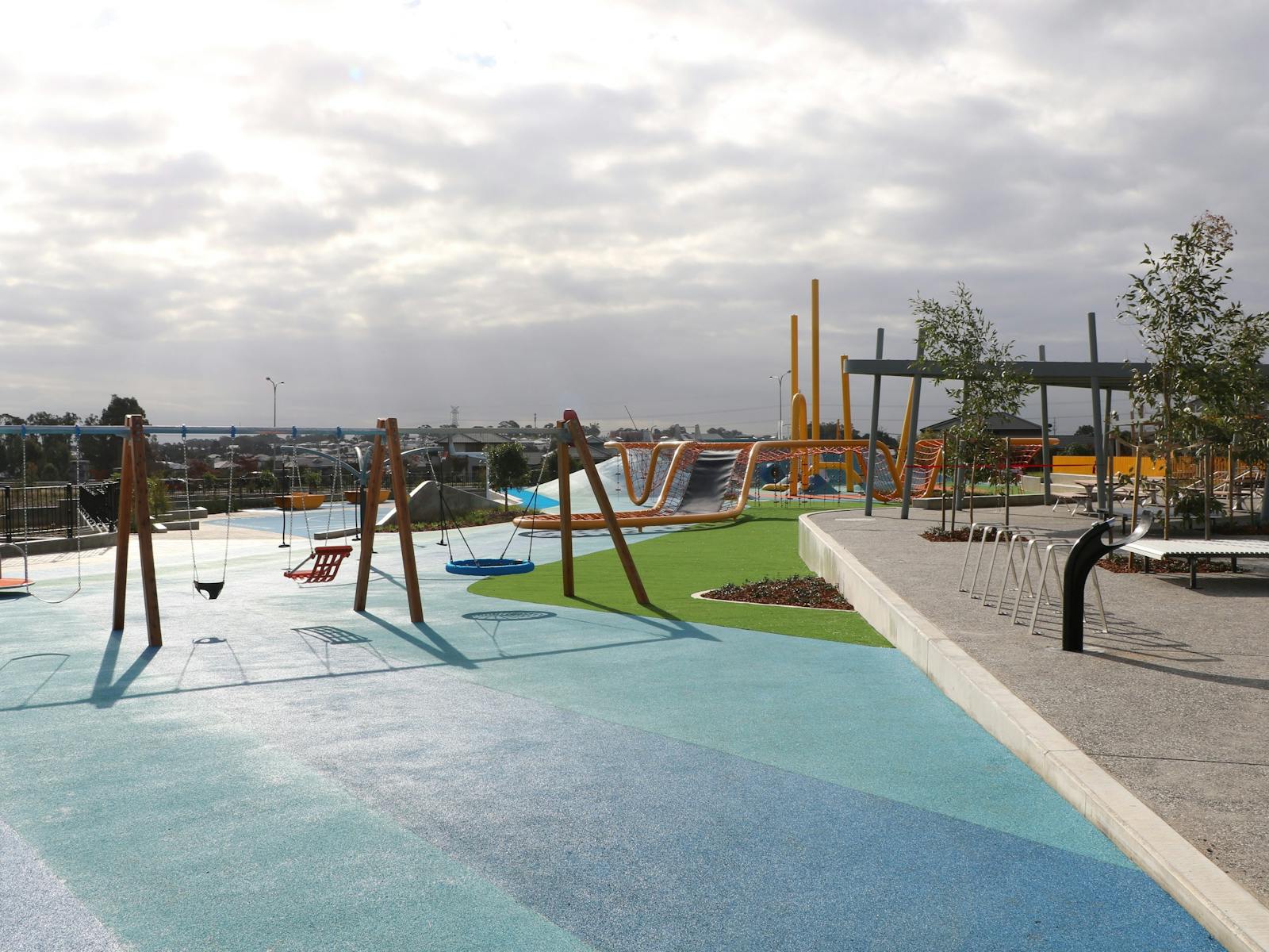 Play equipment at Howard Park