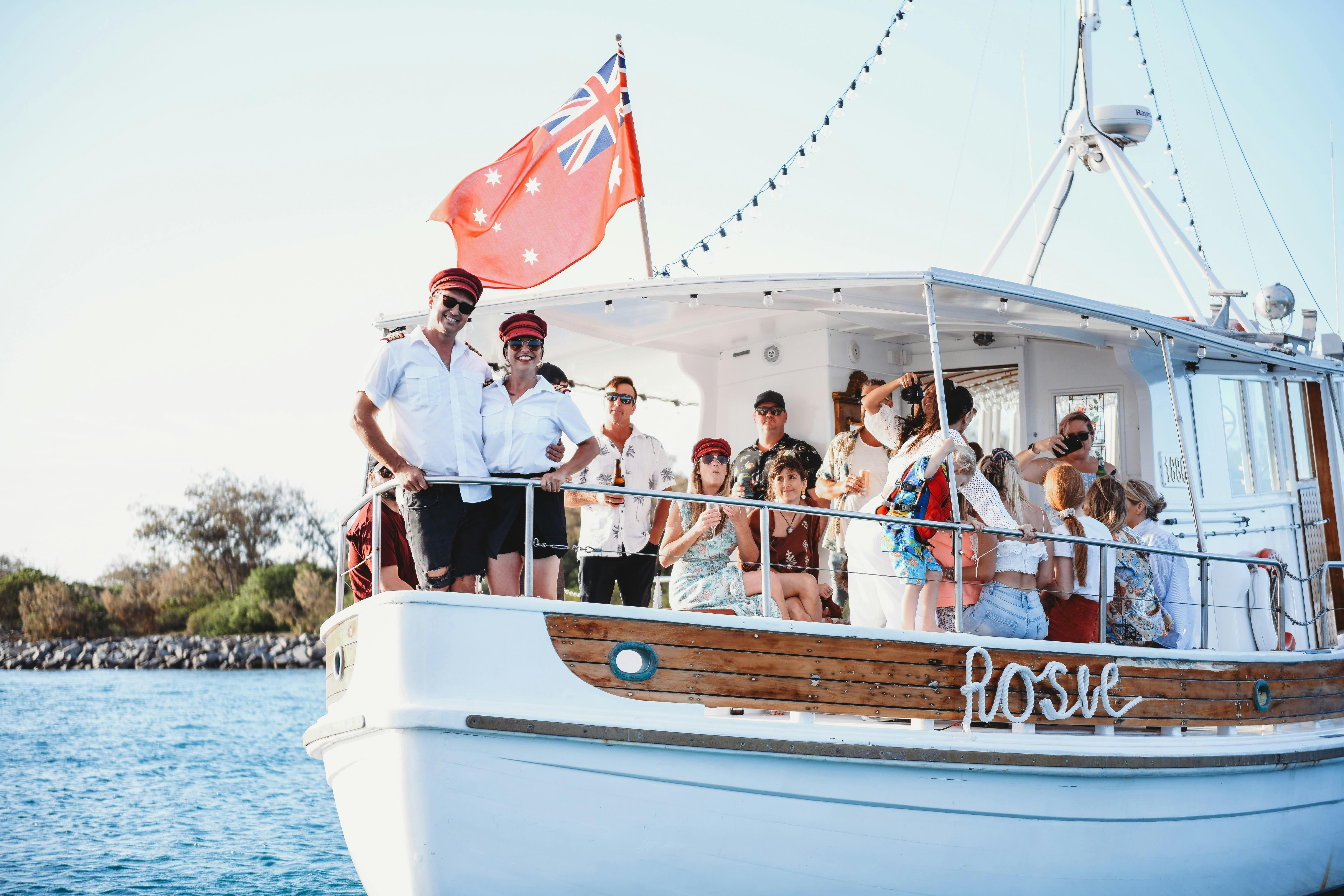 rosie boat charter crew