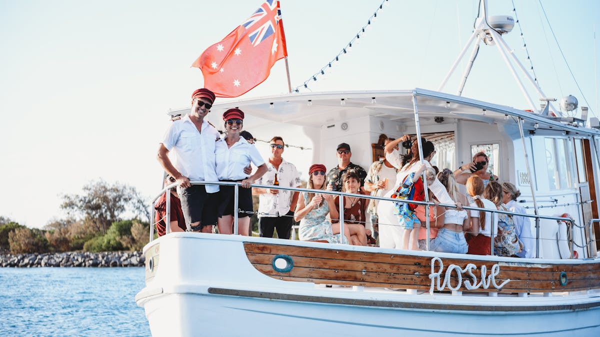 rosie boat charter crew