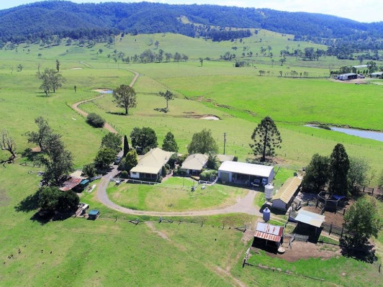 Aerial view of Ashmar Farm