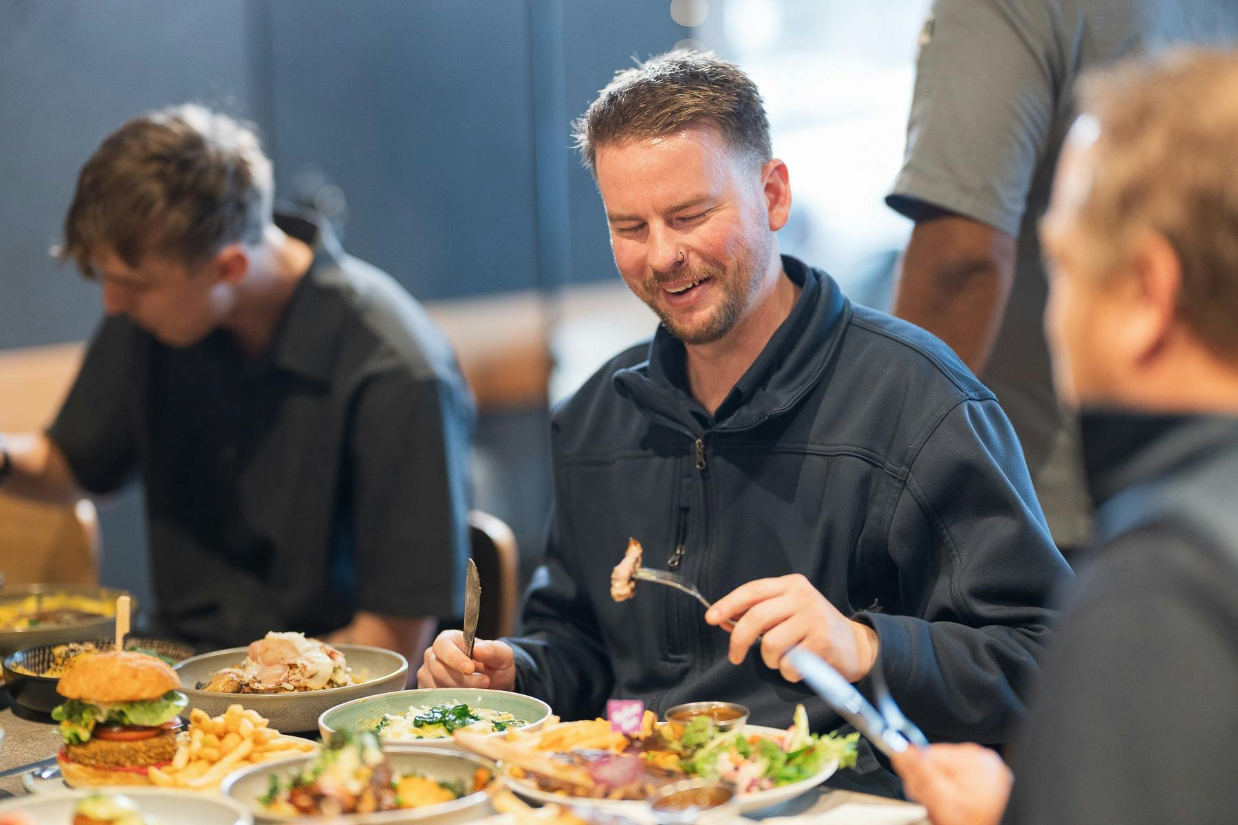Friends eating out at The Wonthaggi Club