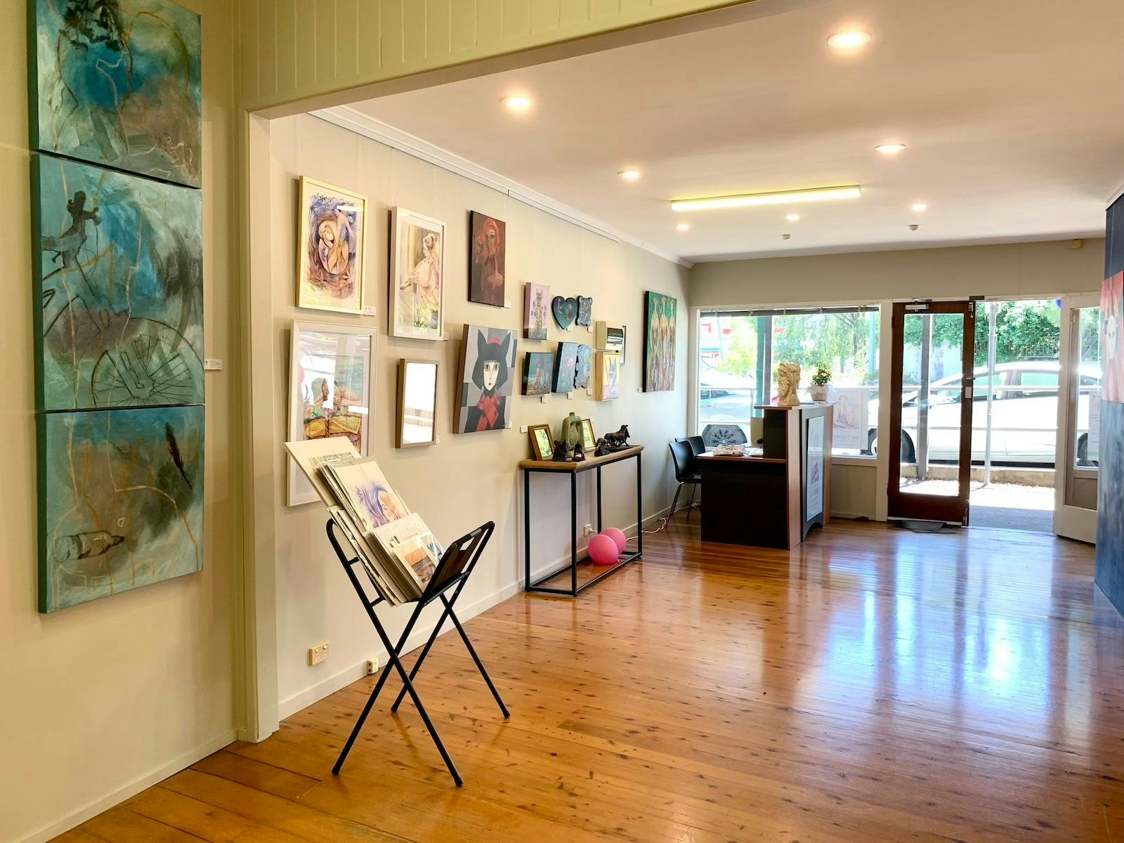 Gallery interior during She Dreams exhibition
