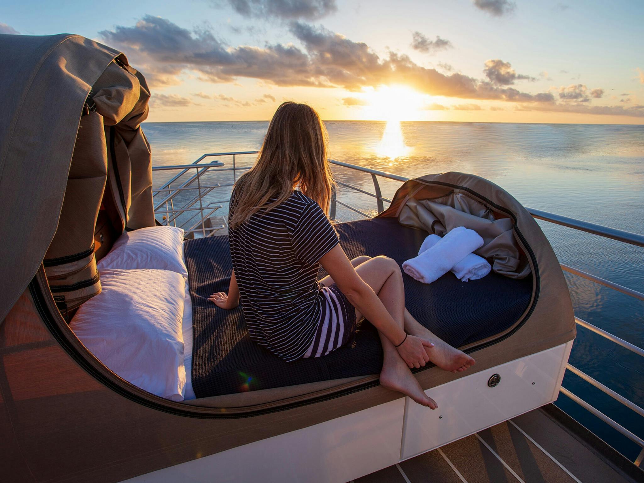 Waking up to the sunrise