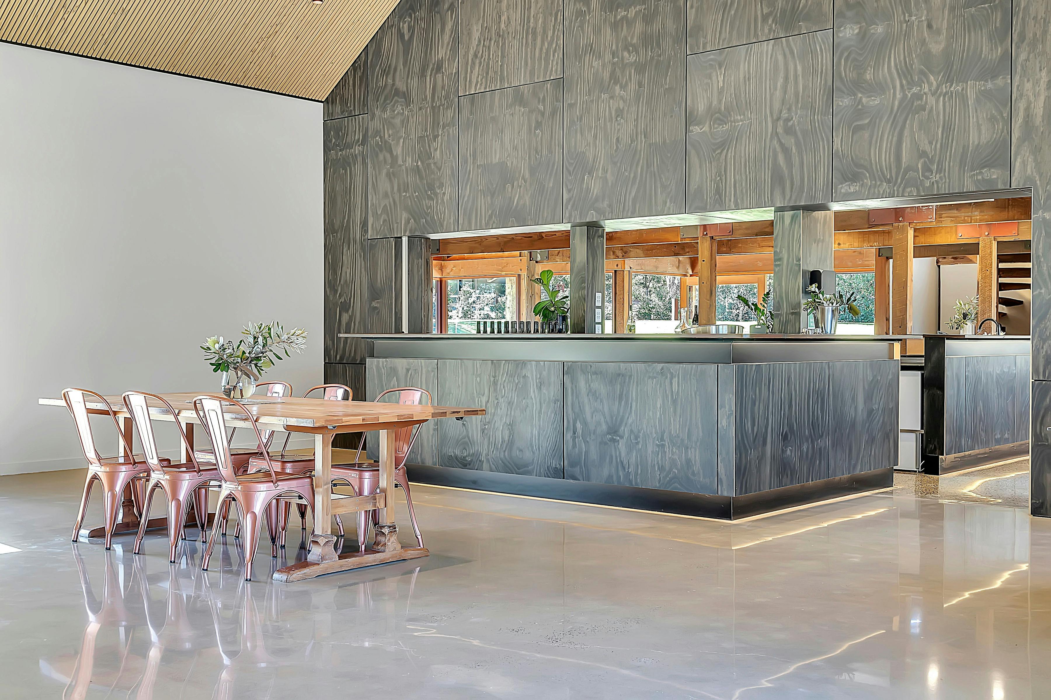 Shadow Creek cellar door modern tasting room and bar