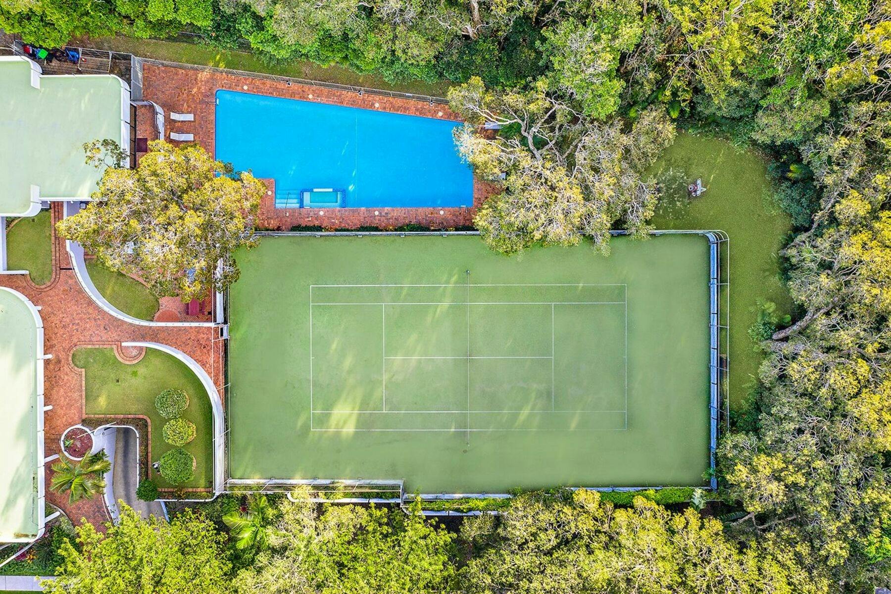 Birds eye view of main facilities
