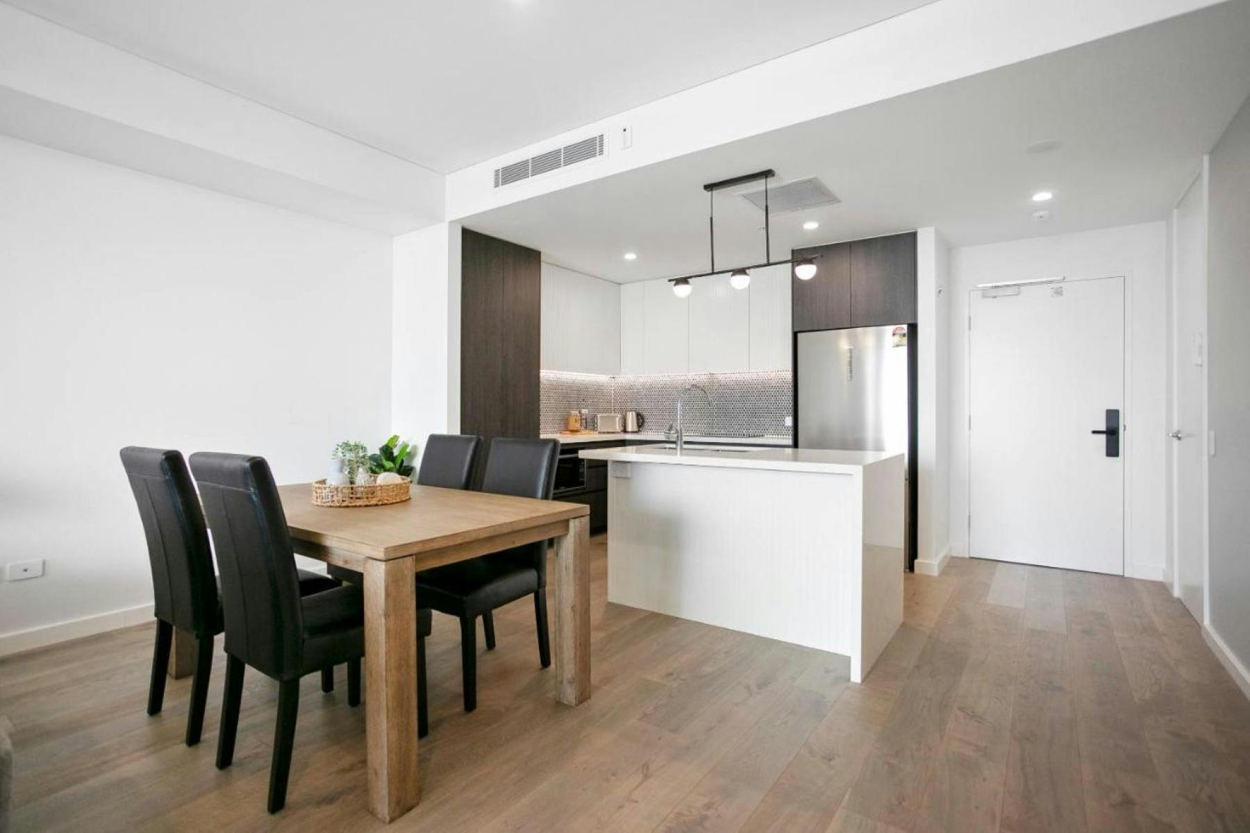 Kitchen and dining area
