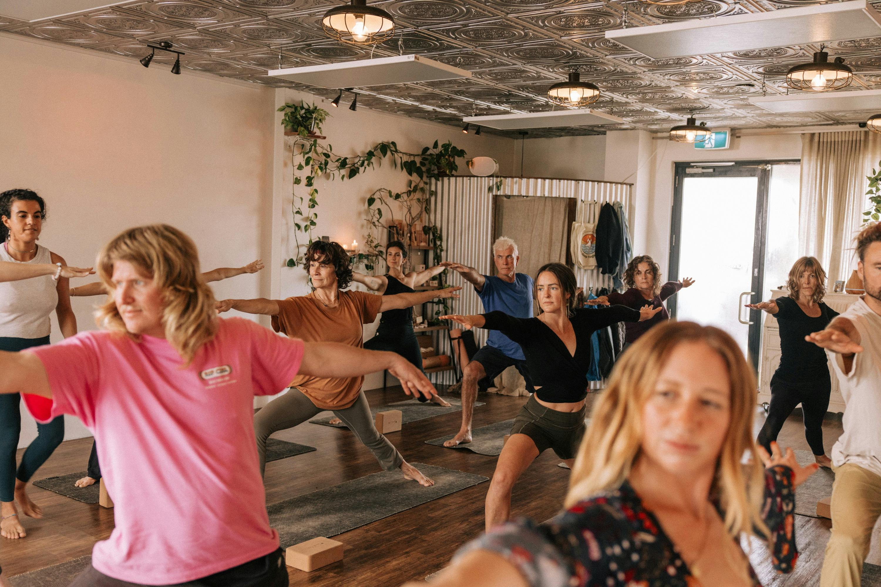 Yoga class