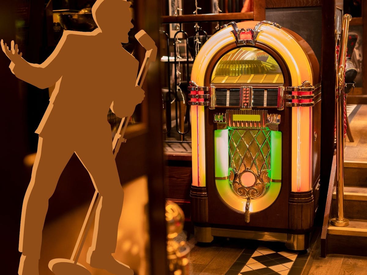 jukebox and singer