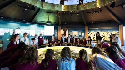 Model at the centre of the National Capital Exhibition
