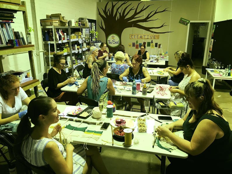 Image of the event 'Resin Pouring Workshop at The Seed Creative Workshops'