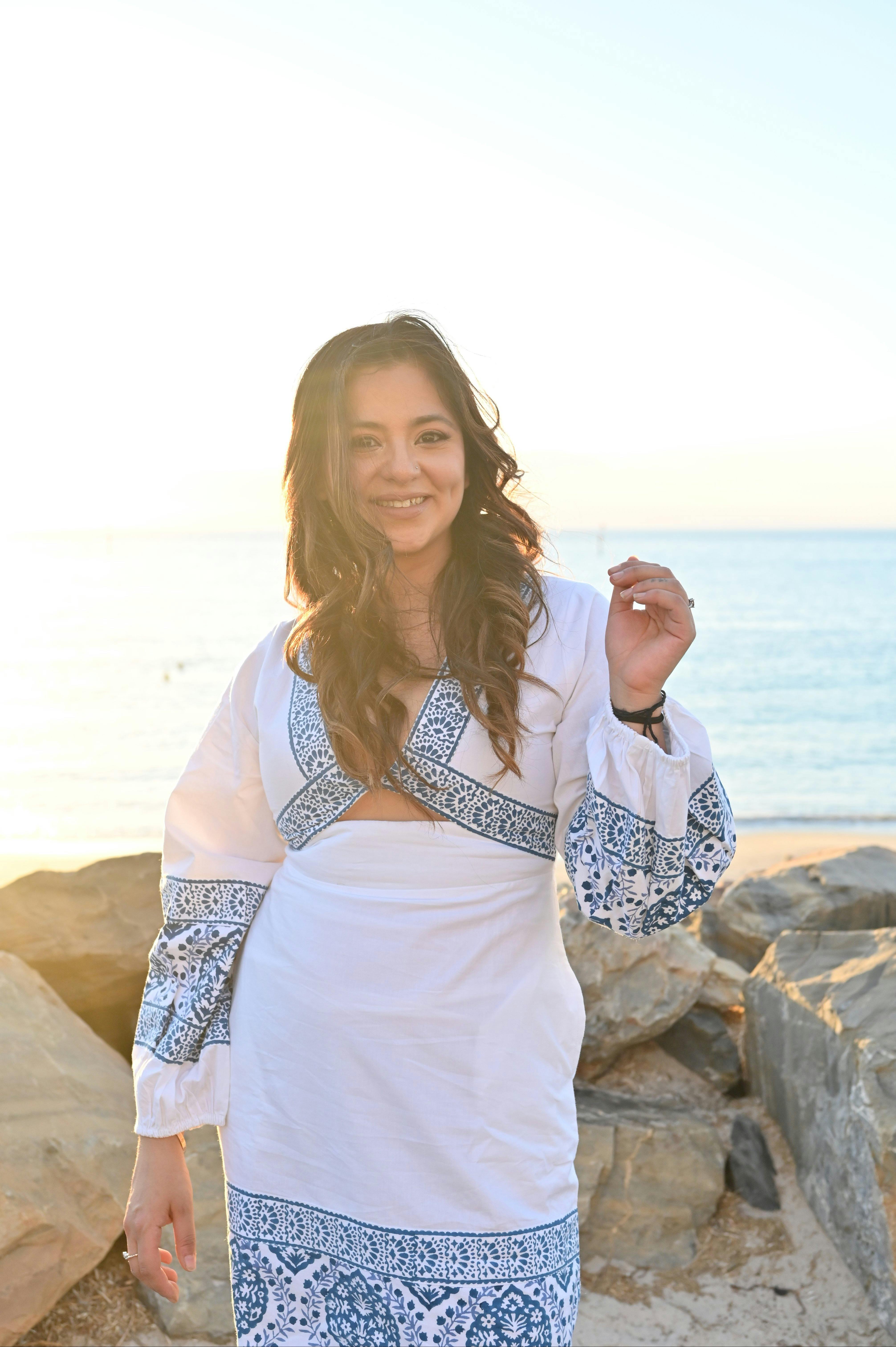Sonu Dua wearing Threads of India clothing