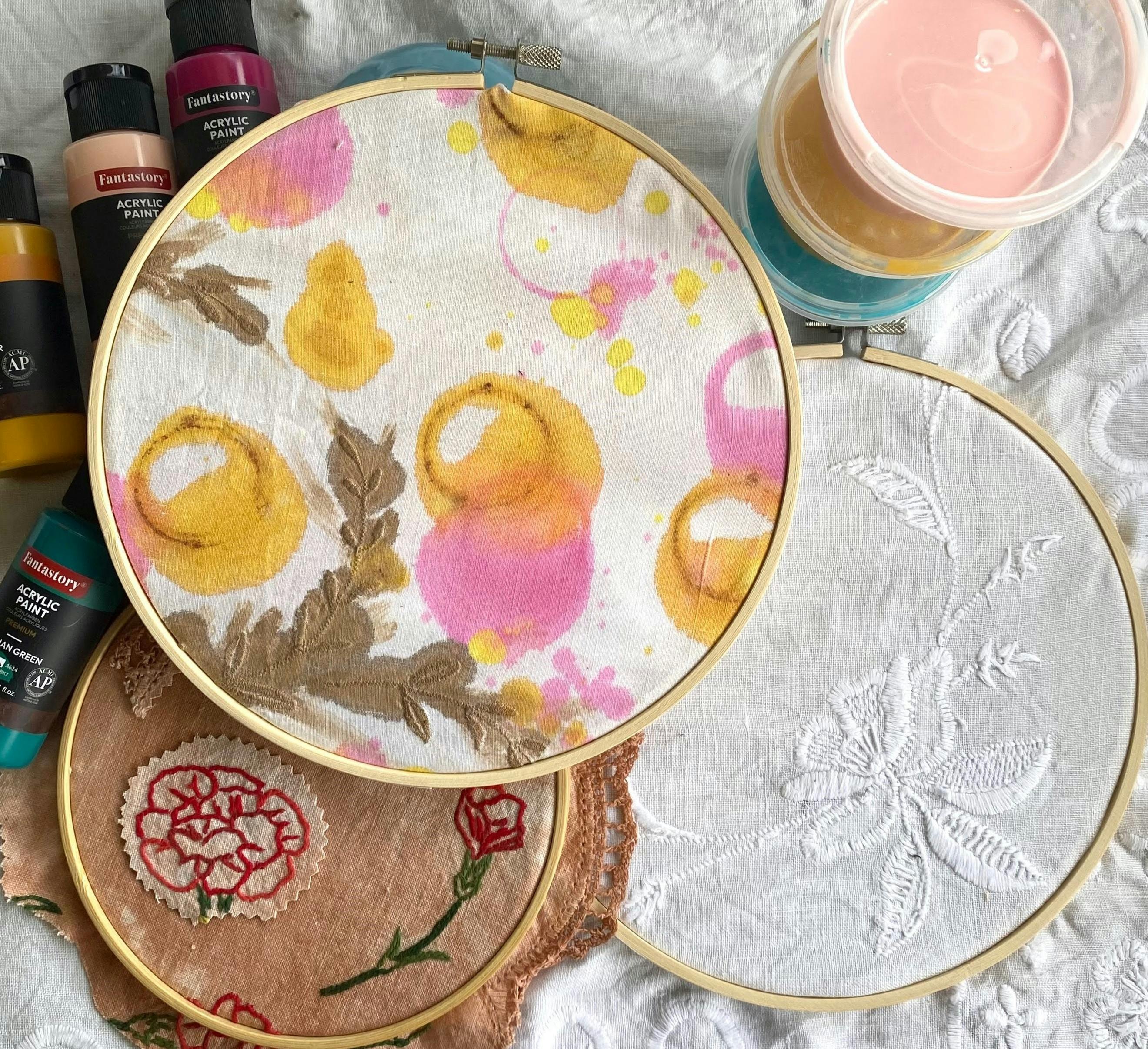 Mindful Stitching: Circles within Circles