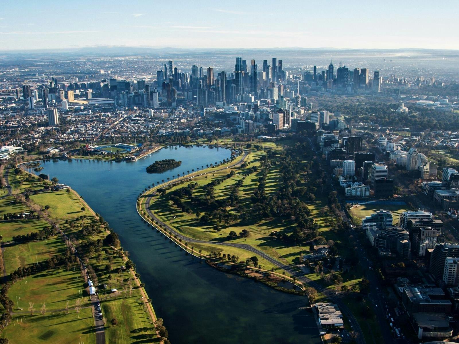 Helicopter Ride over Melbourne City By Rotor One