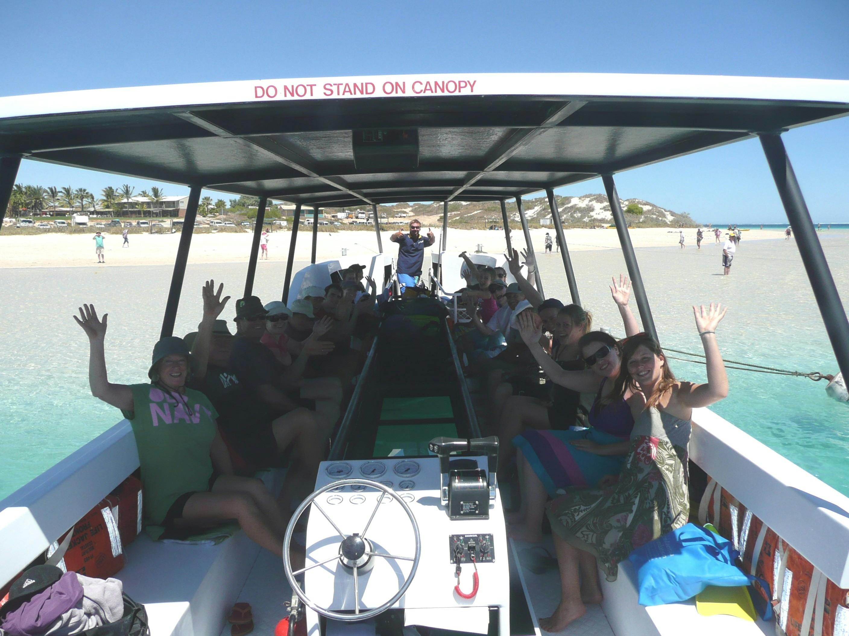 Aboard Miss Coral Bay