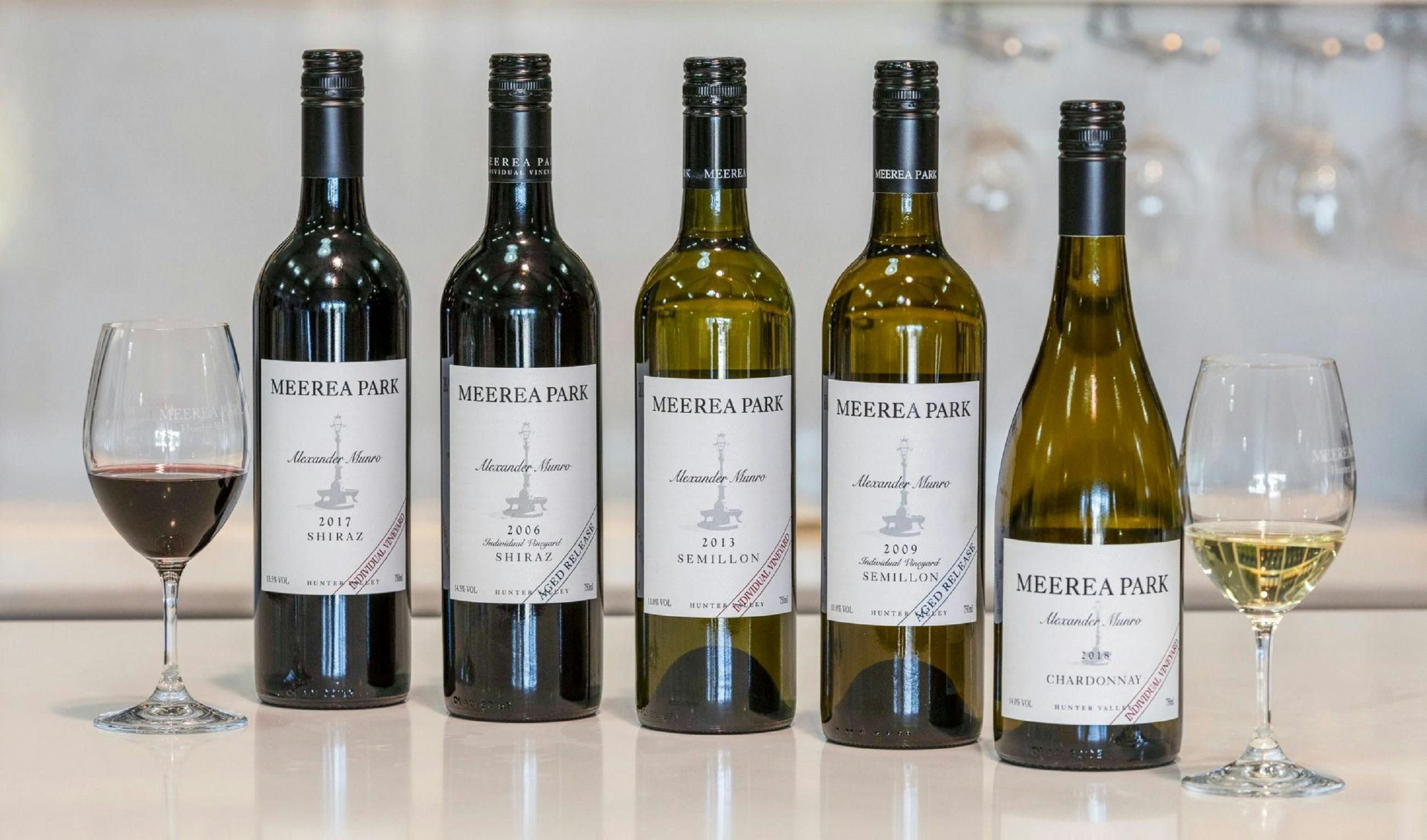 Highly acclaimed wines