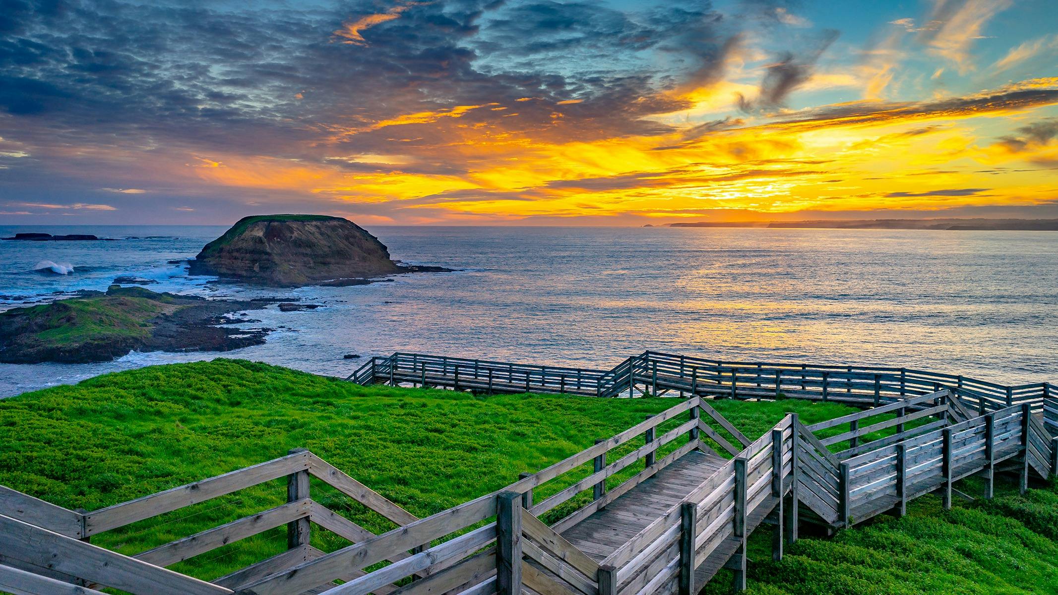 Sunset at the Nobbies, Phillip Island