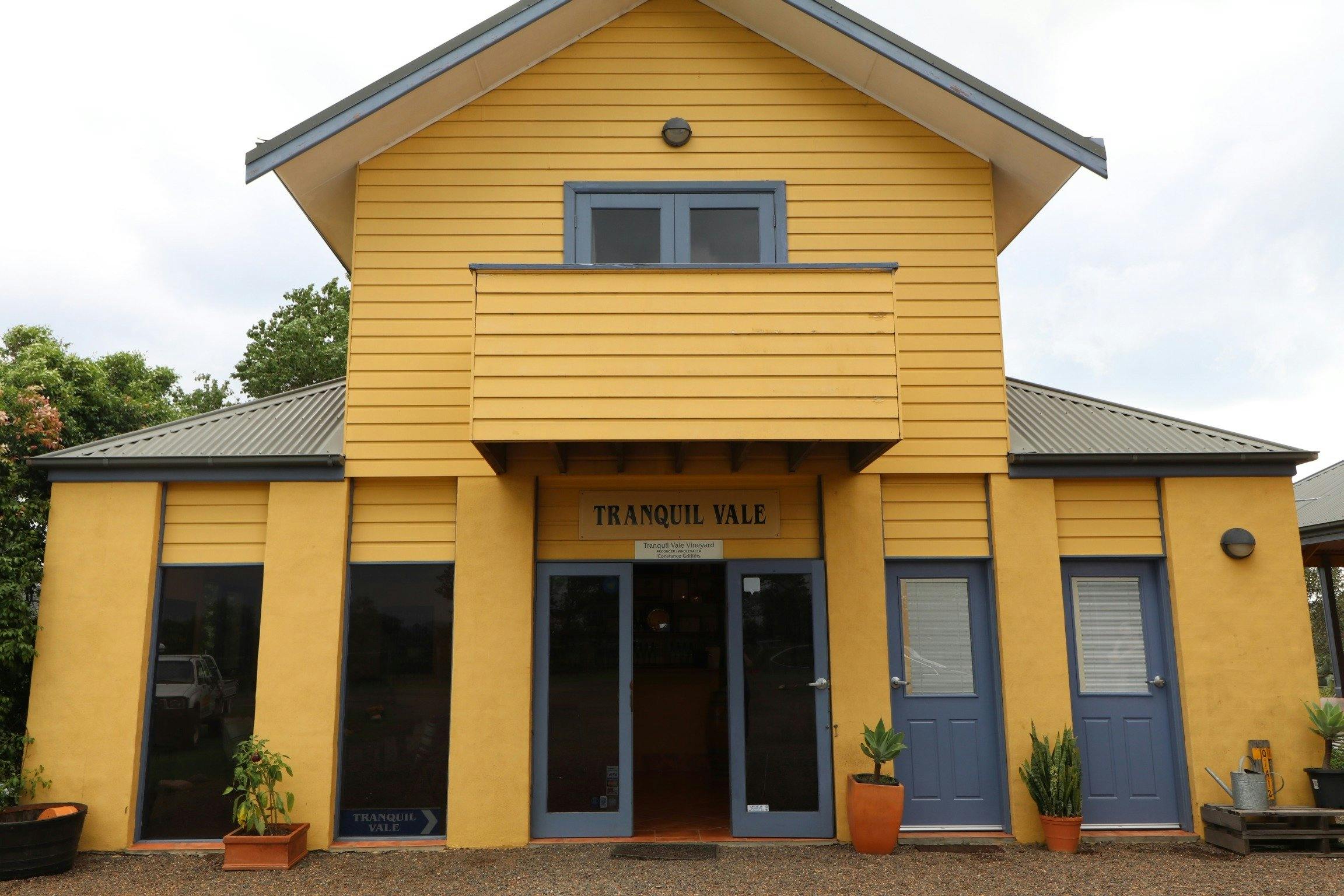 Photo of the Cellar Door at Tranquil Vale