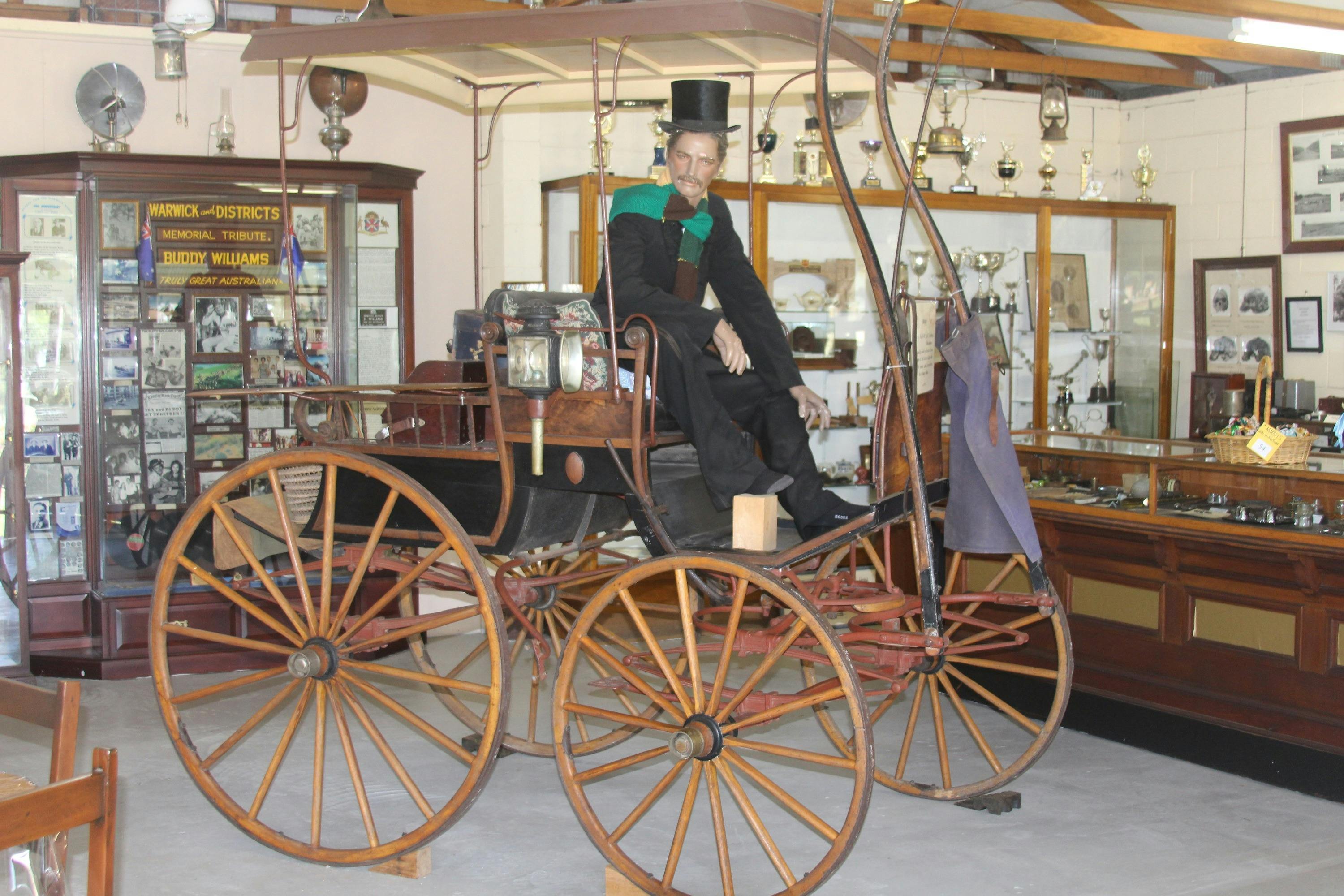 The Emporium was built in 1982 to house the reception desk and a collection of miscellaneous items,