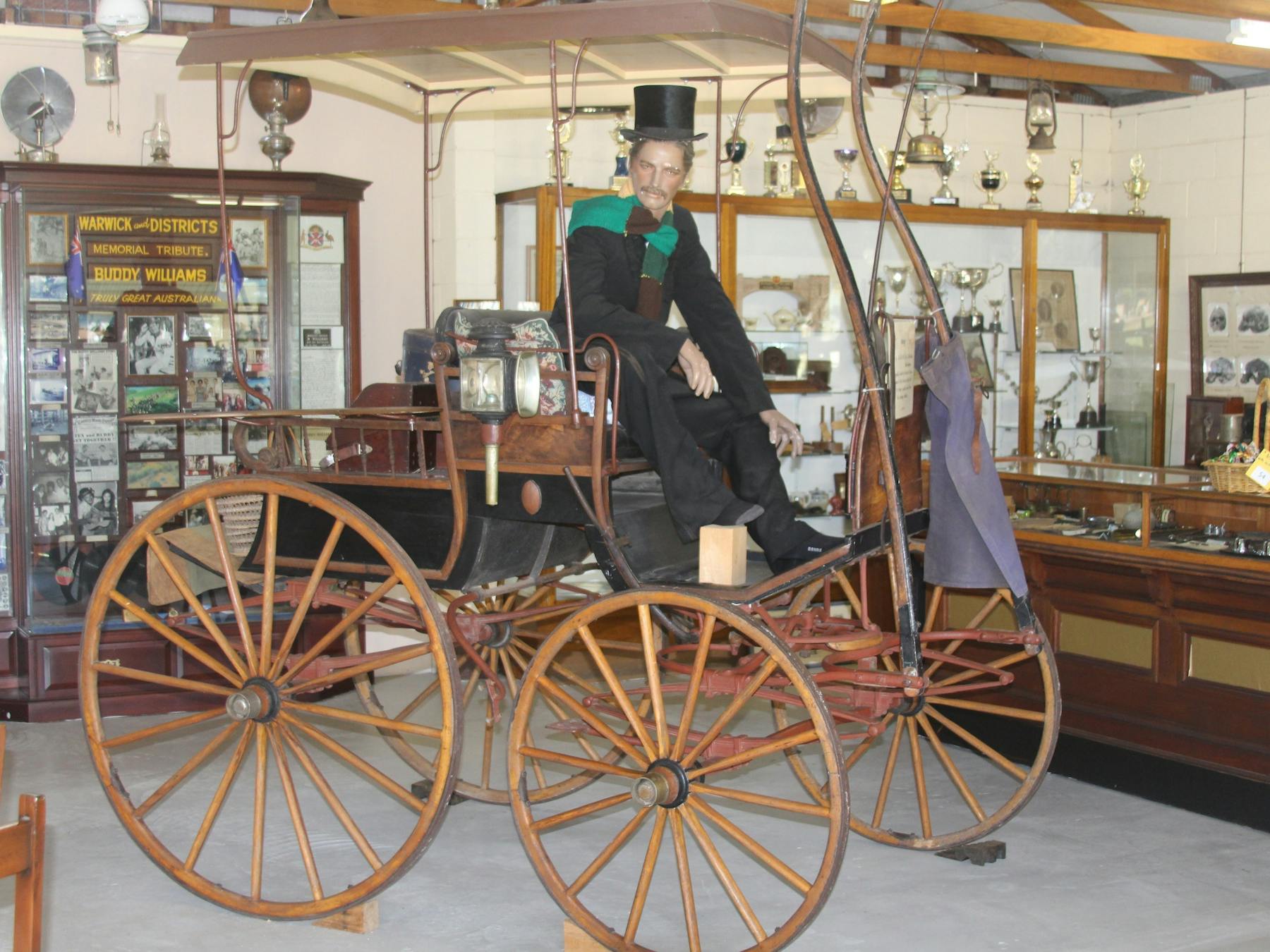 The Emporium was built in 1982 to house the reception desk and a collection of miscellaneous items,