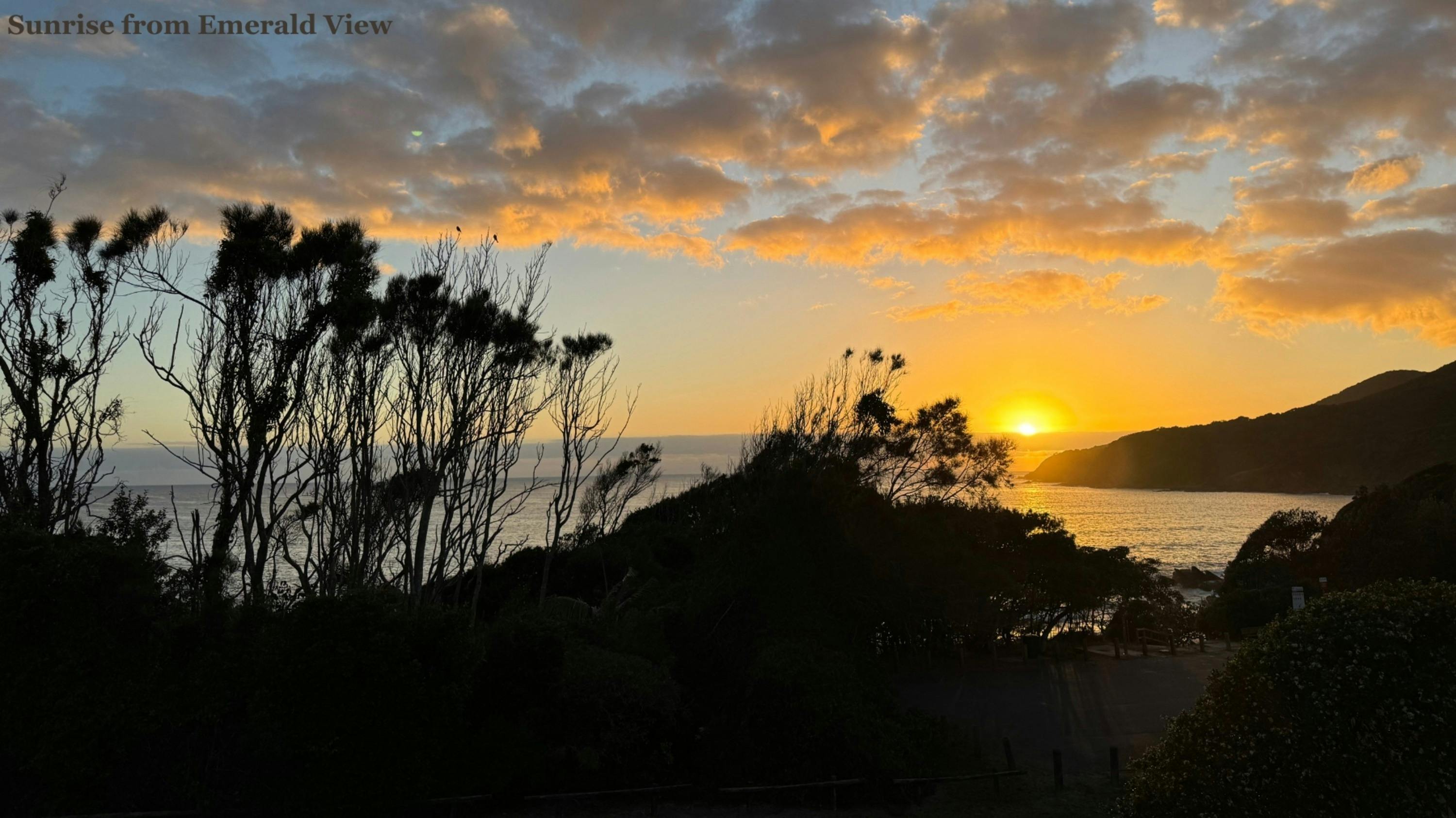 Sunrise from Emerald View