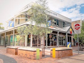Street view of the Alice Springs Visitor Information Centre