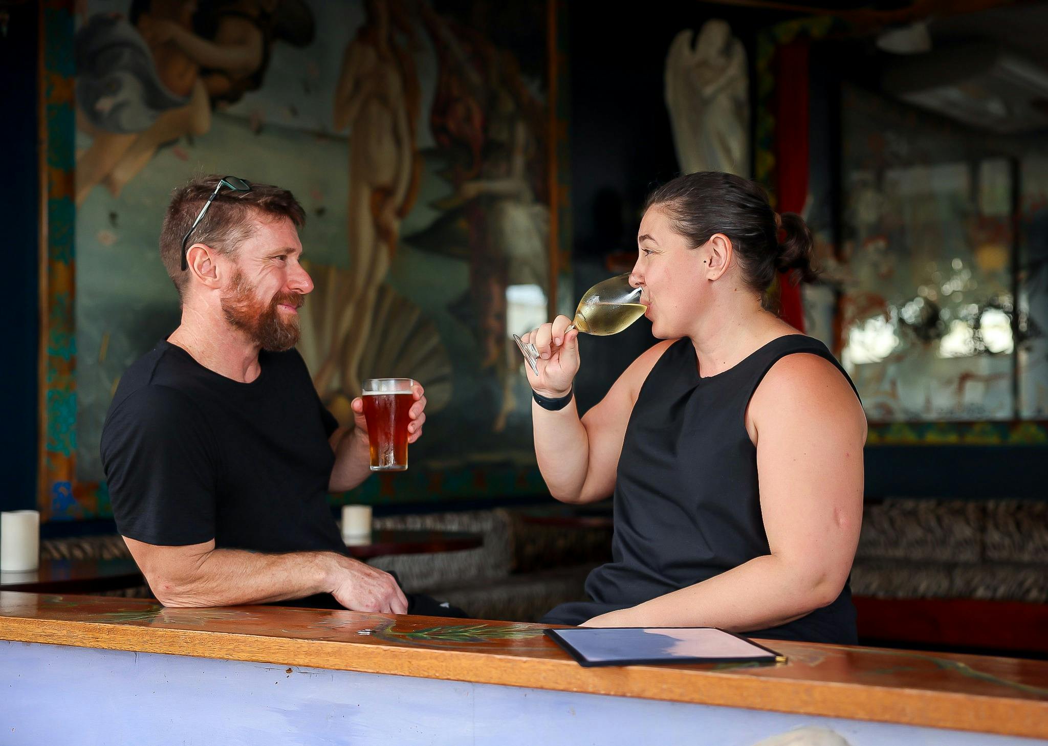 Enjoy an arvo beverage