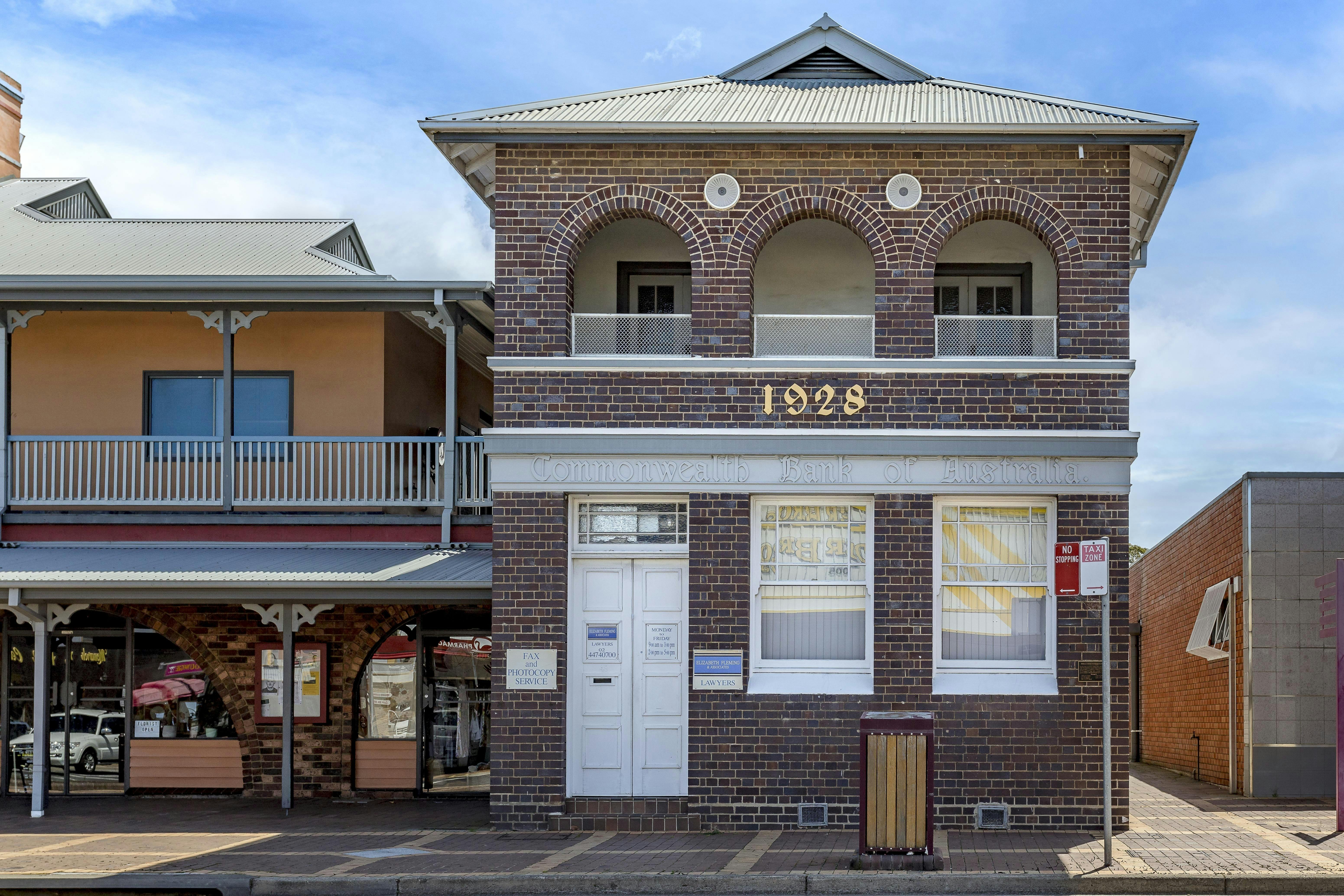 The old Commonwealth Bank of Australia building in Moruya