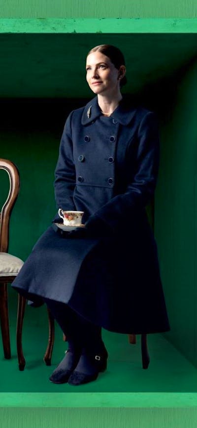 Lady and a chair