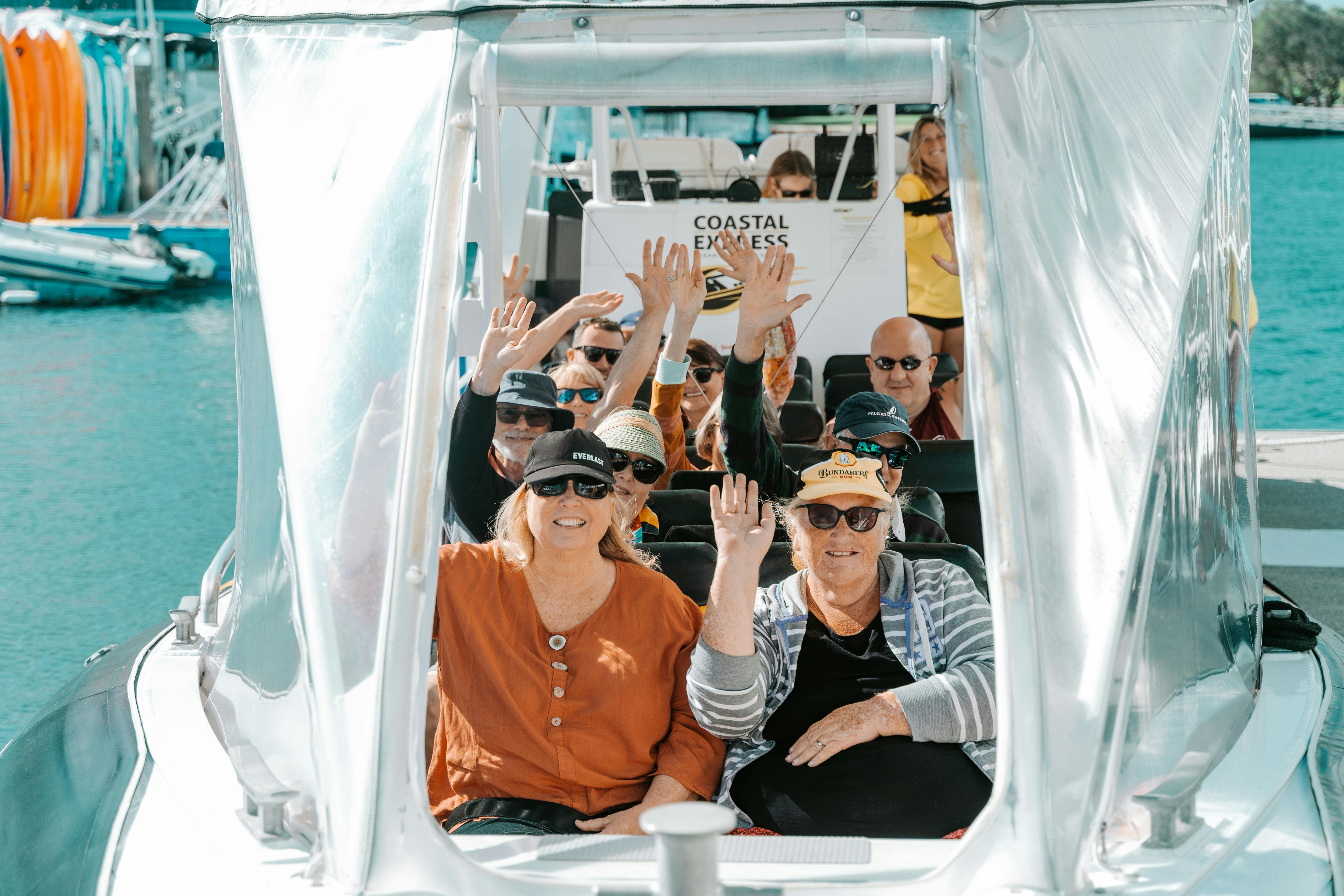 Happy Whale Watchers on Adventure Rafting