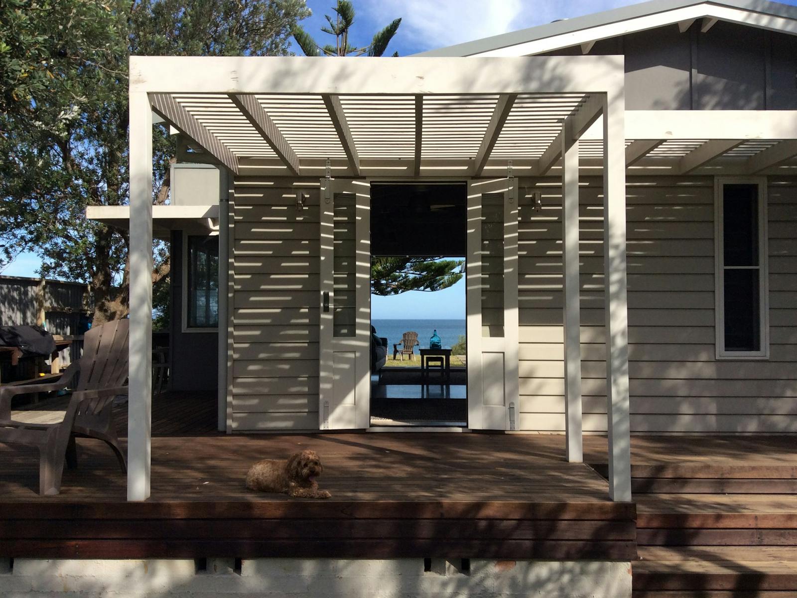 The front deck
