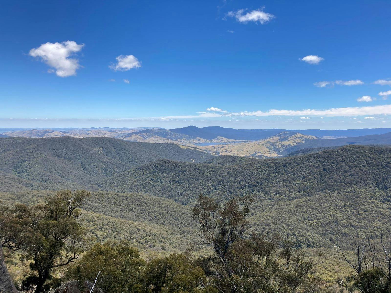 Sweeping views of the Australian Alps - Mt Lawson Summit