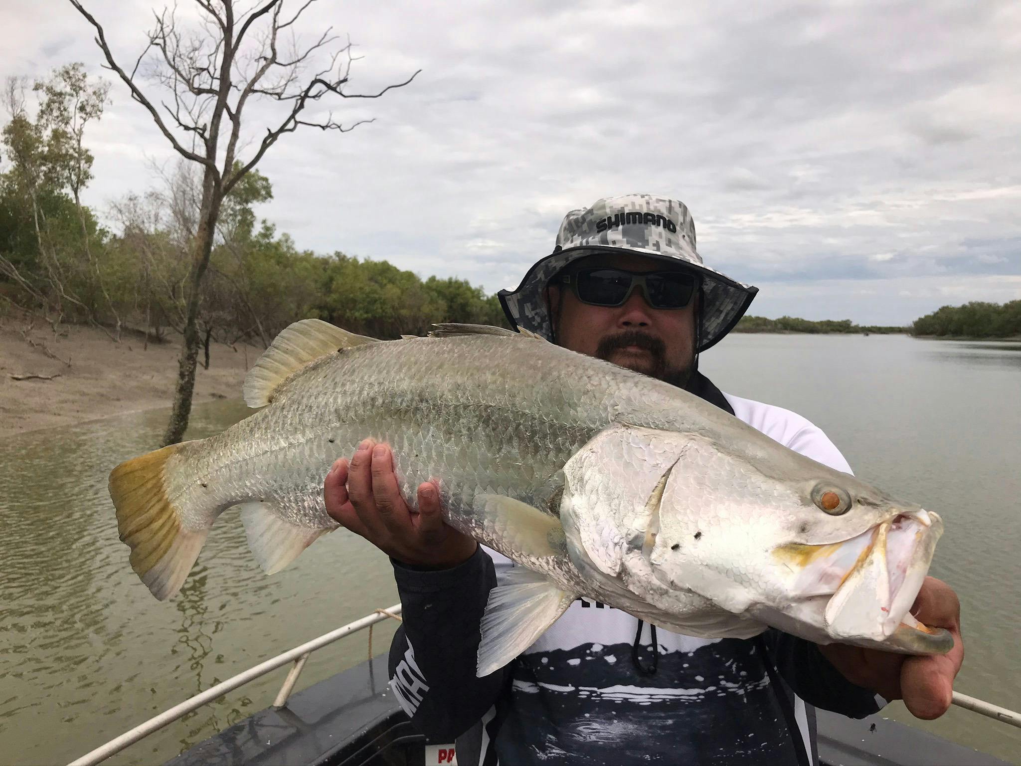 One Day Barra Fishing Charters at Shady Camp