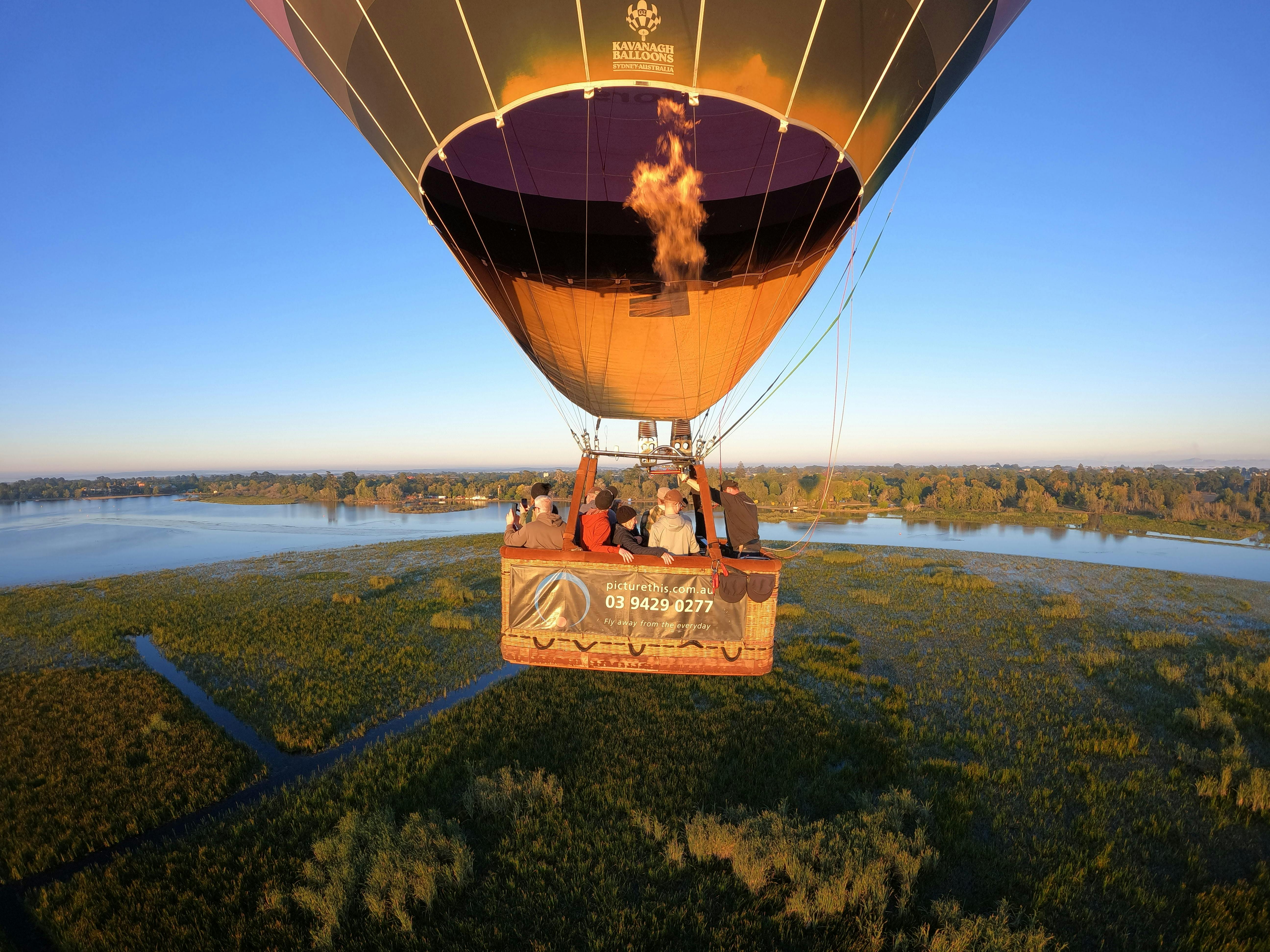 Flying over Ballarat