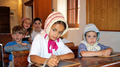 Children from St John's Parish in Schoolhouse