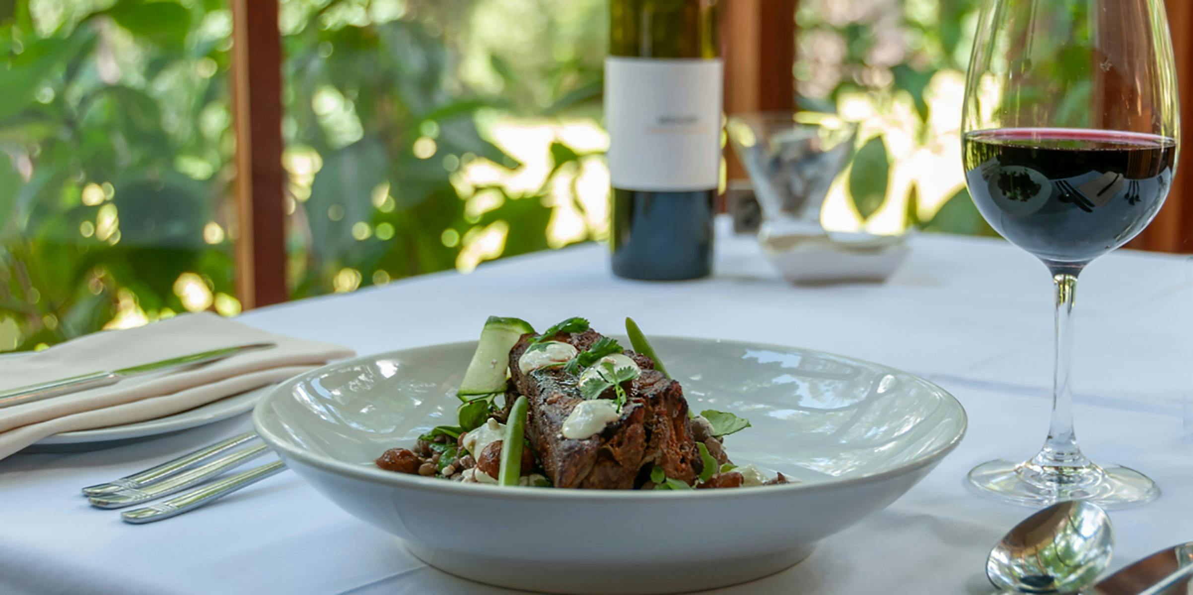 Wine, Dine & Relax a While