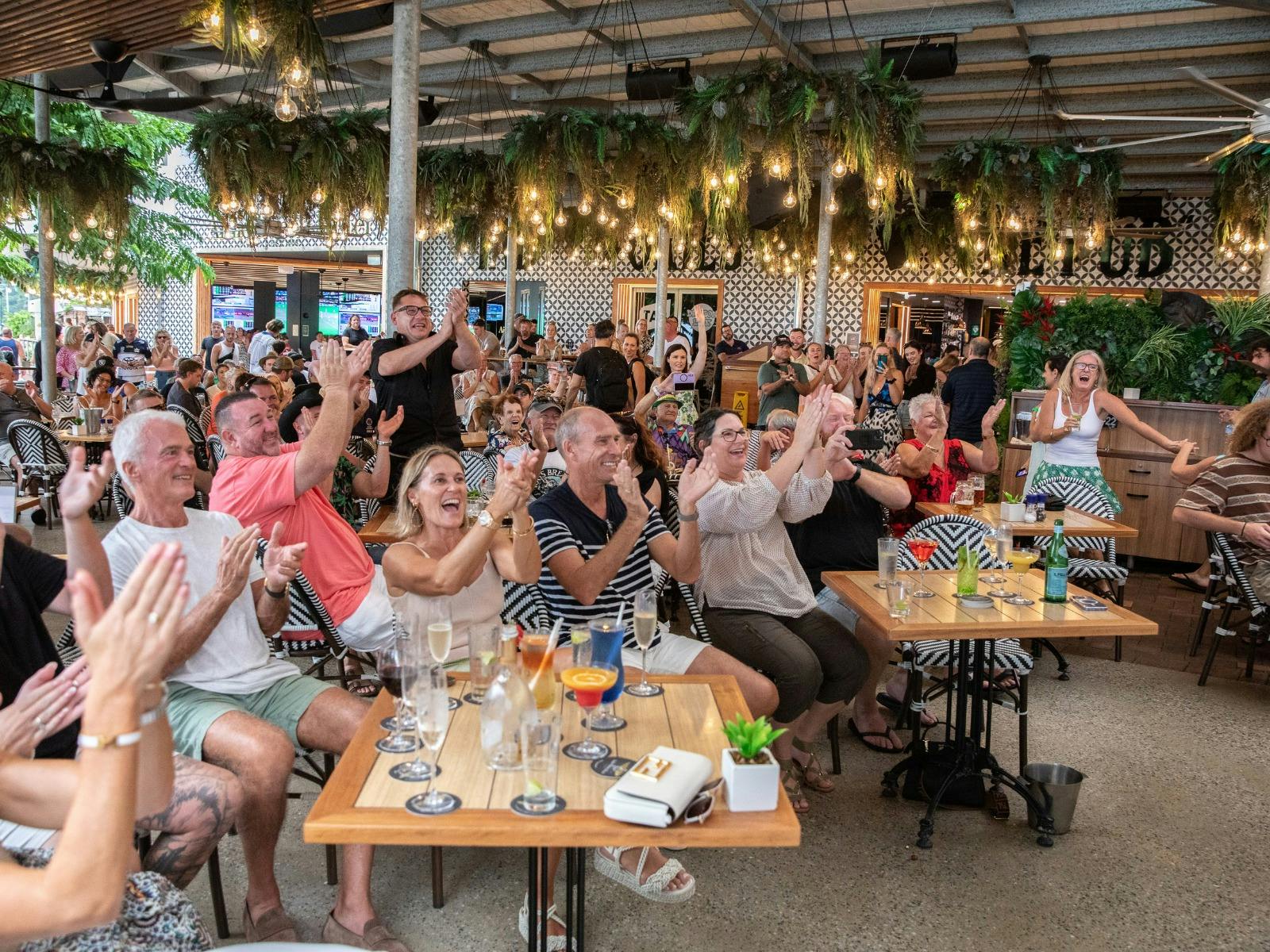 Free live music every weekend with top tribute acts and a crowd that brings the vibe