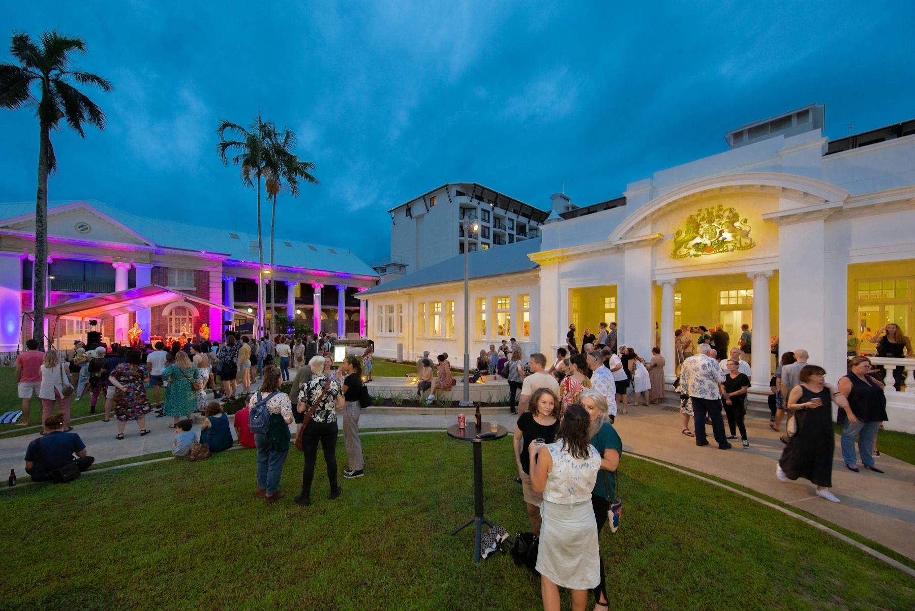 The Court House opening - live music on the lawn