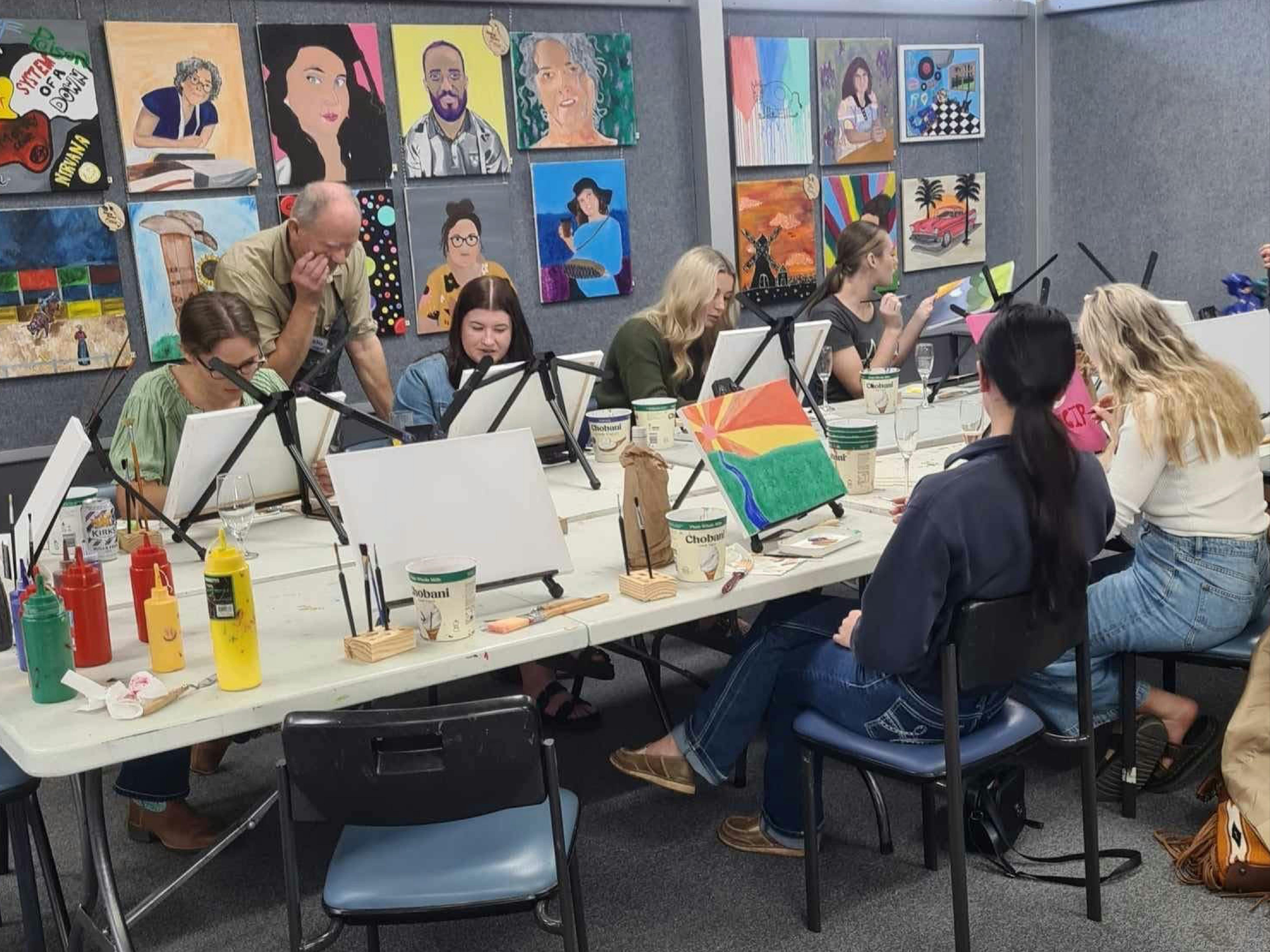 Painting Workshop at Cassino Gallery - Casino Beef Week