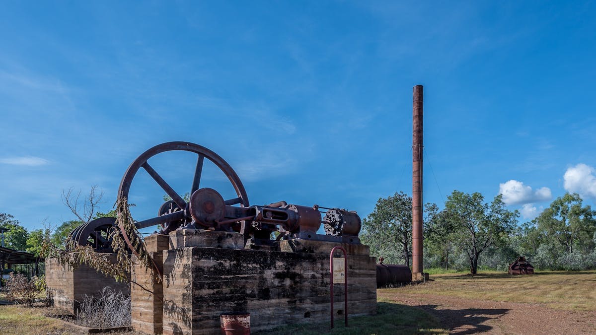 Iguana Mining Consols Museum, outdoor museum, artefacts, mining history, visit croydon qld