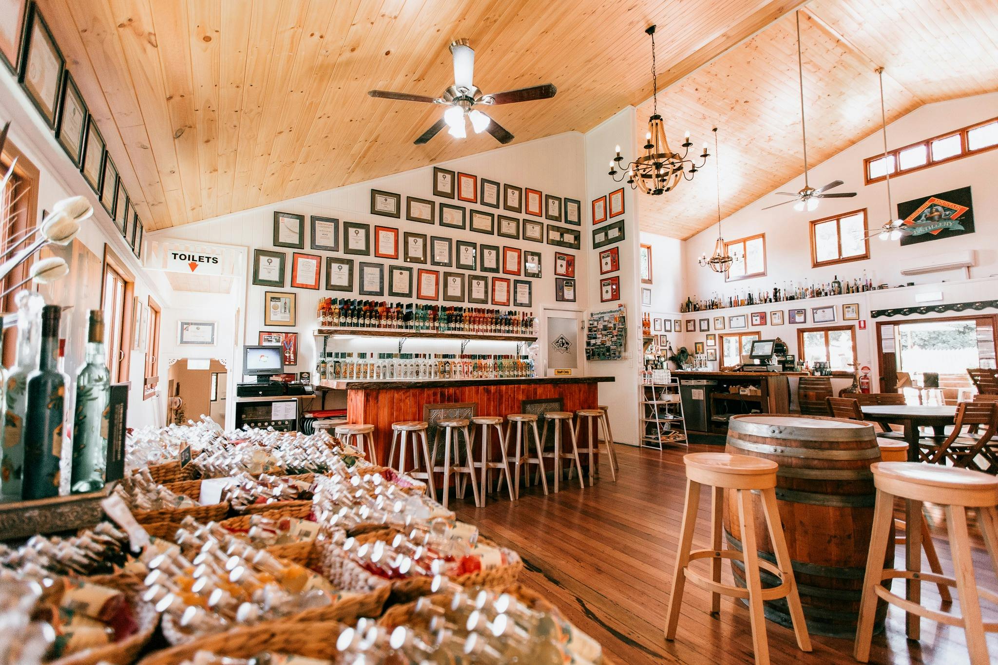 Tasting Room inside view