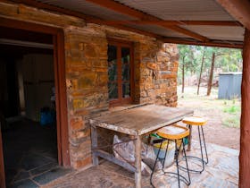 Blinman Hut verandah